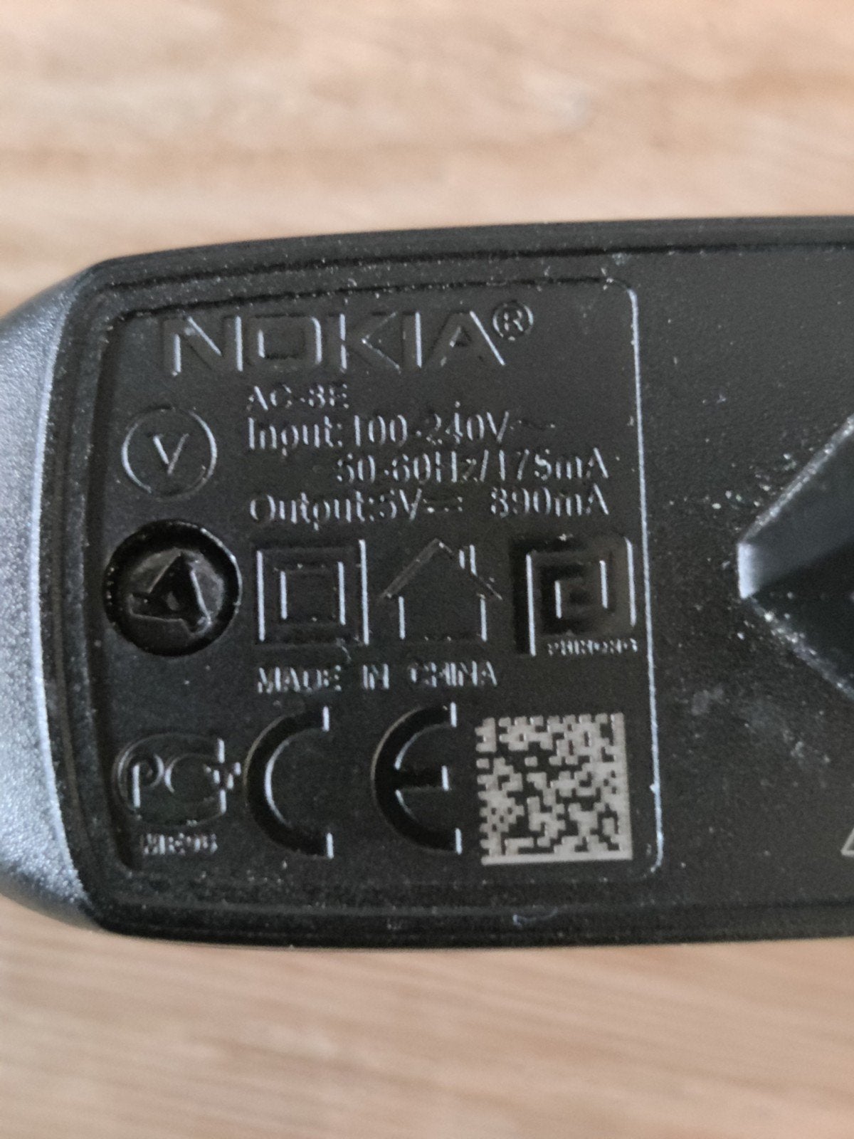 Nokia AC-8E Oplader - Origineel en Functioneel, Gebruikt, Adapter, Nokia, Ophalen of Verzenden