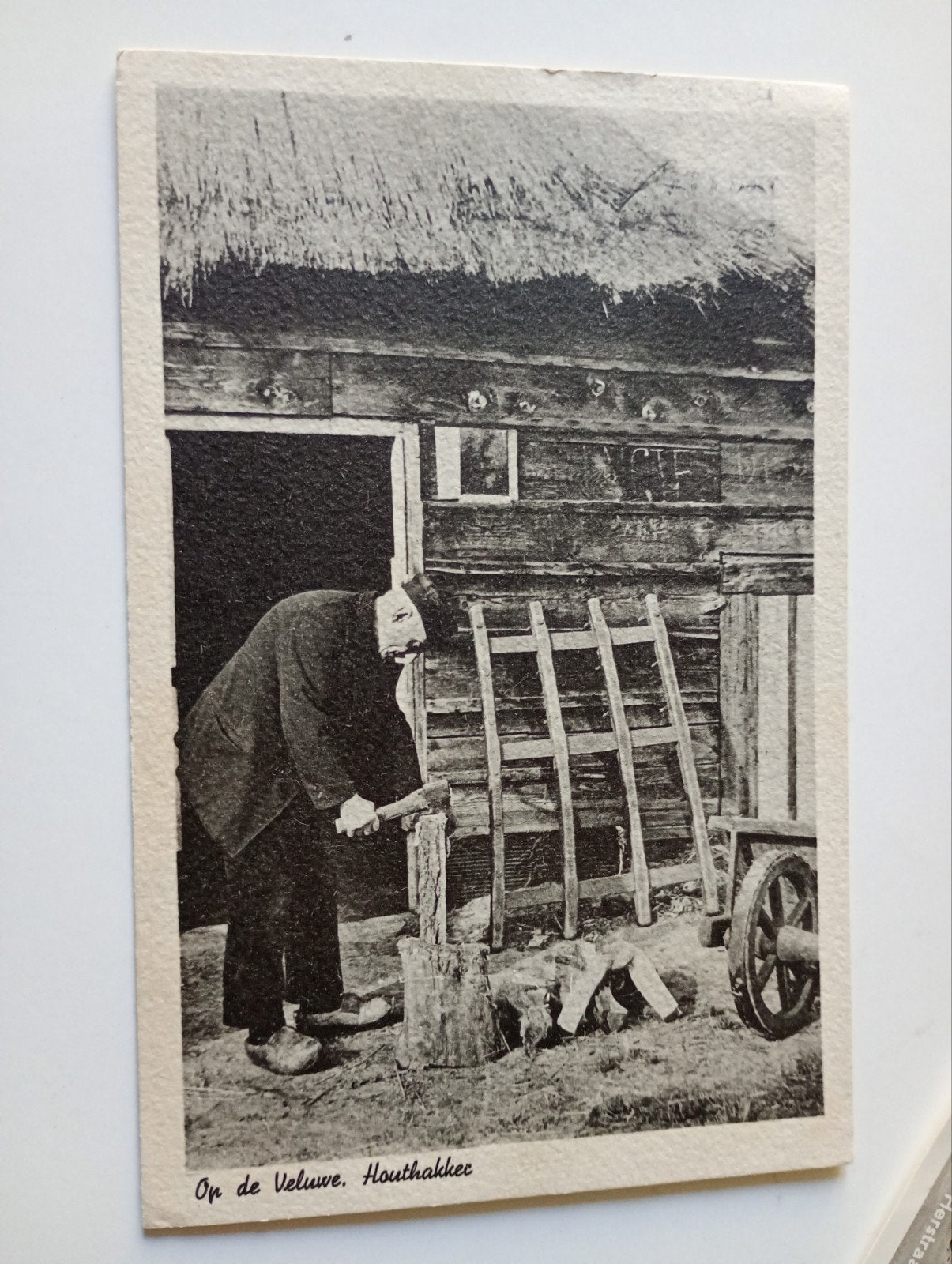 Veluwe Boerenleven Houthakker, Ophalen of Verzenden, 1920 tot 1940, Gelopen, Gelderland