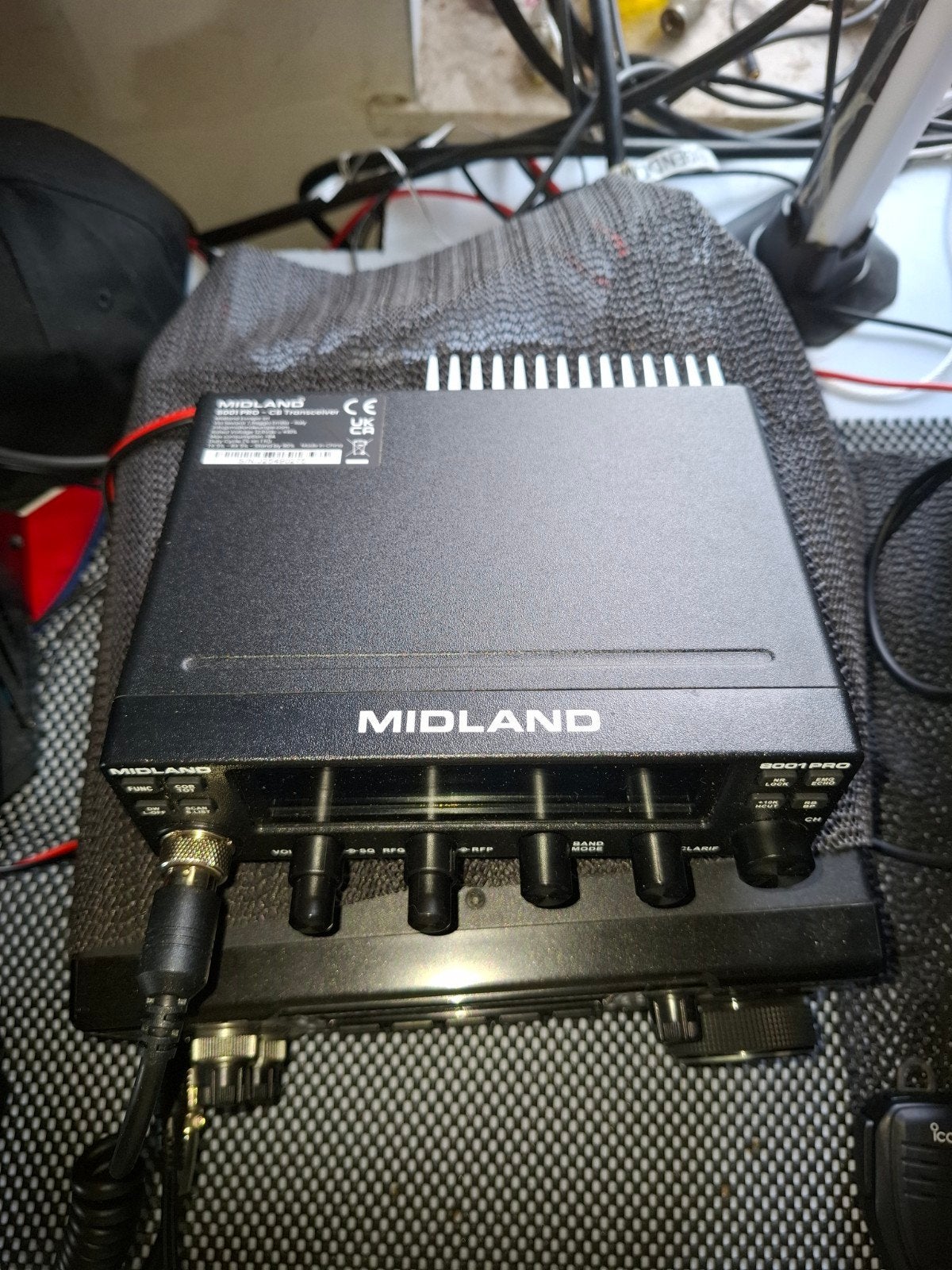 Te koop of ruil midland 8001 pro export, Telecommunicatie, Ophalen, Zo goed als nieuw, Zender en Ontvanger