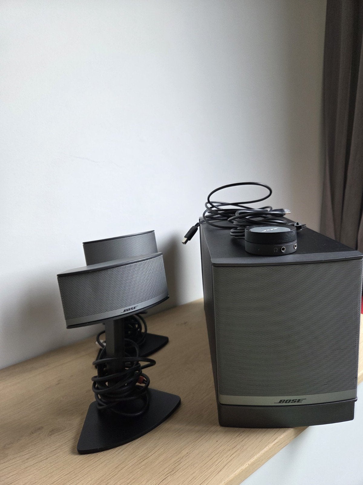 Bose Companion 5 Multimedia Luidsprekersysteem, Overige merken, Gebruikt, MP3-aansluiting, Ophalen of Verzenden