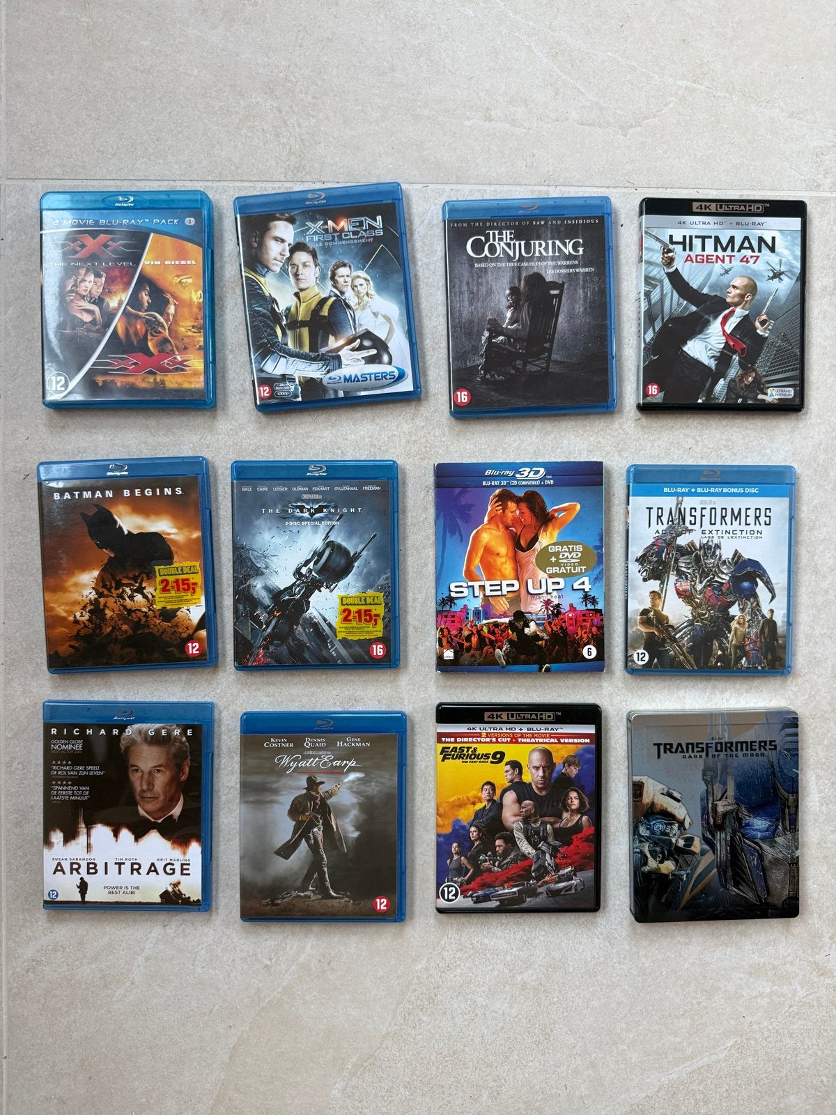 Blu-ray & 4K filmcollectie – 12 titels, Cd's en Dvd's, Blu-ray, Nederlands, Actie, Ophalen of Verzenden, Filmcollectie