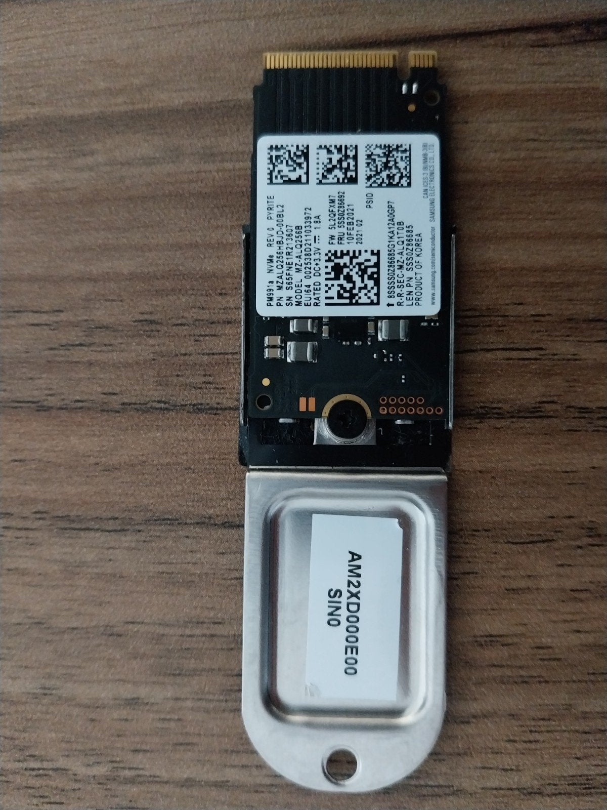 NVMe SSD 256GB M.2, Ophalen, Intern, 256GB, Zo goed als nieuw