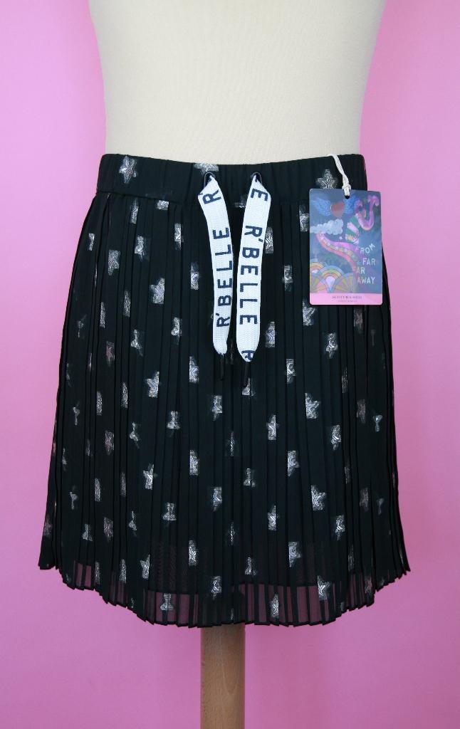 *NIEUW* Scotch R'Belle plissé rok zwart maat 152, Meisje, Nieuw, Ophalen of Verzenden, Jurk of Rok