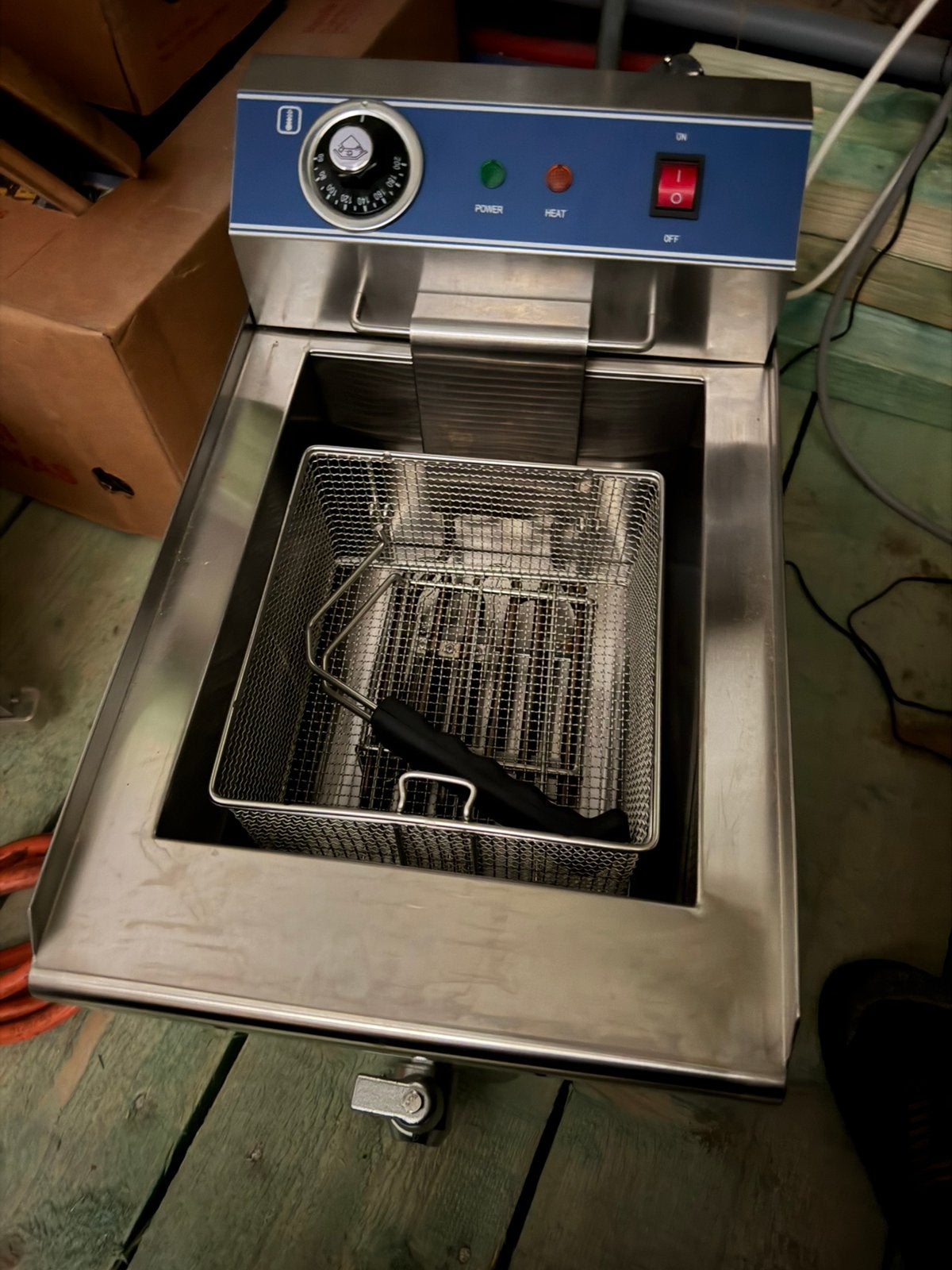 Frituur pan, Witgoed en Apparatuur, 4 liter of meer, Ophalen, Nieuw, Duo-friteuse