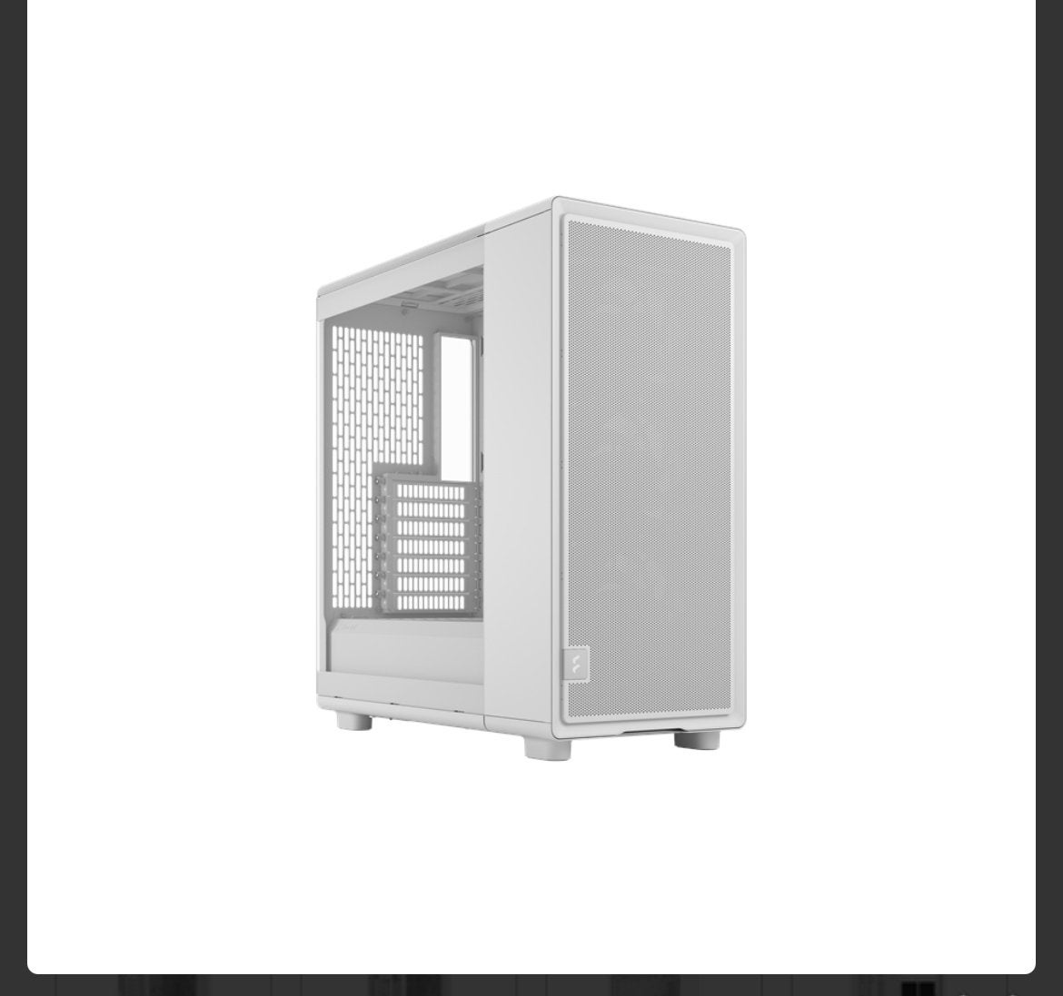 Fractal Design North Computerbehuizing - Wit, Computers en Software, Computerbehuizingen, Ophalen of Verzenden, Nieuw