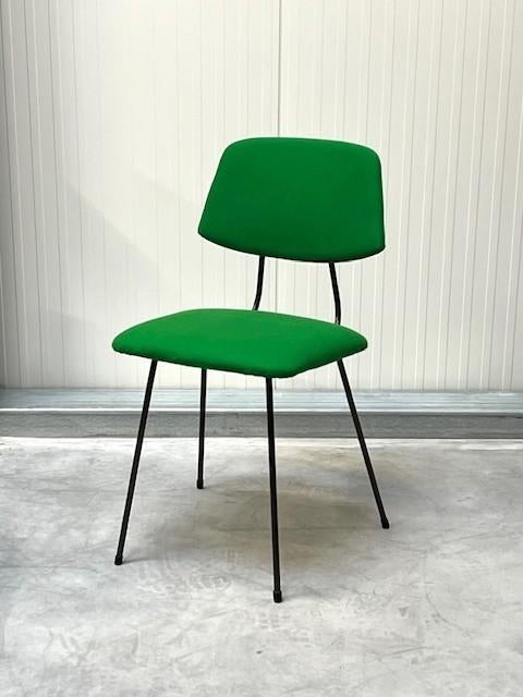 Elsrijk eetkamerstoel Rudolf Wolf vintage design stoel groen, Gebruikt, Overige kleuren, Vintage, Ophalen of Verzenden
