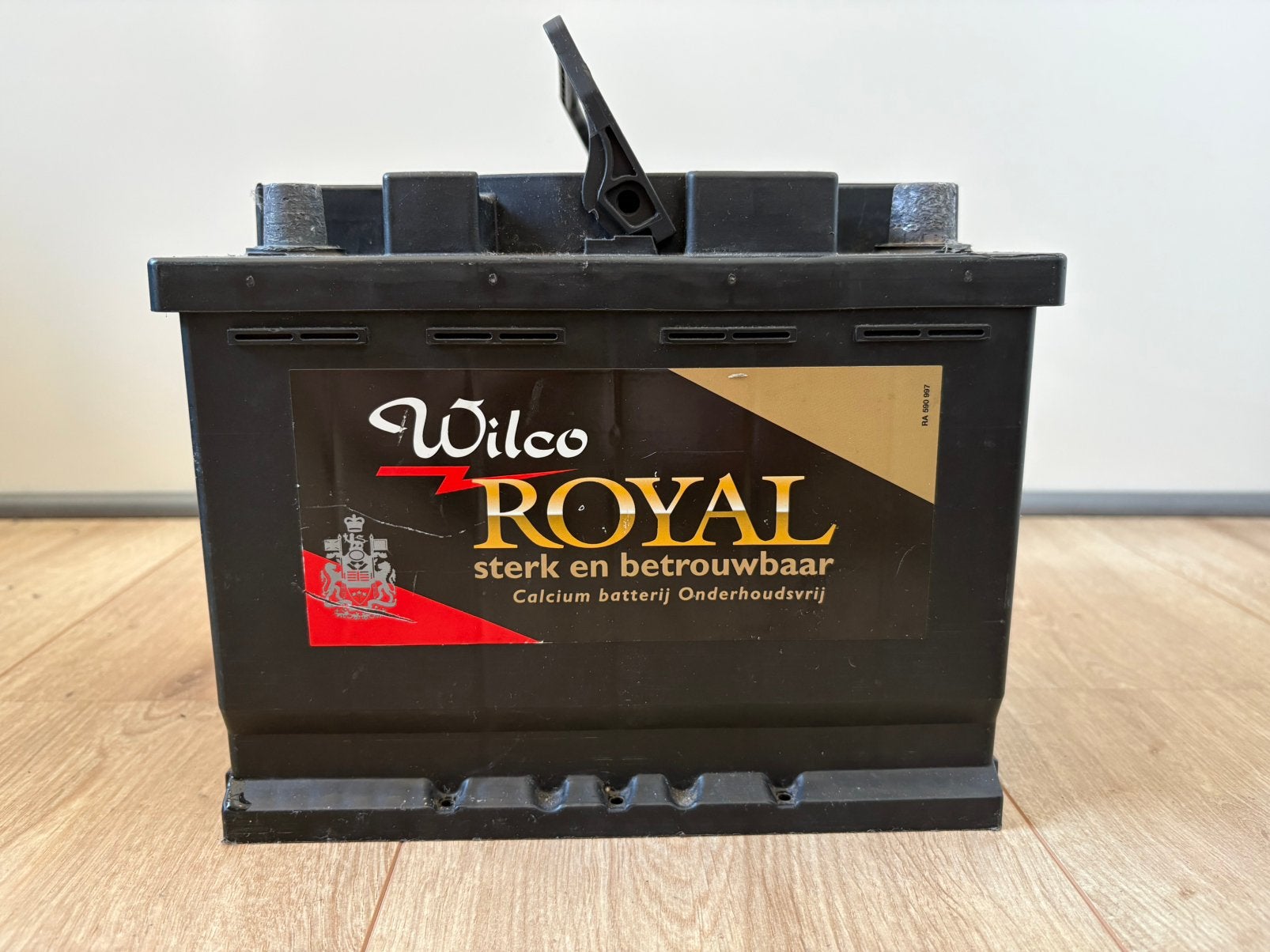 Wilco Royal 12v 56Ah accu, Ophalen, Gebruikt