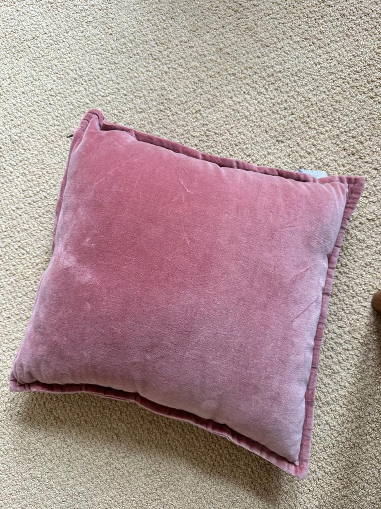 Goround interior velour kussen, Ophalen, Nieuw, Roze, Vierkant
