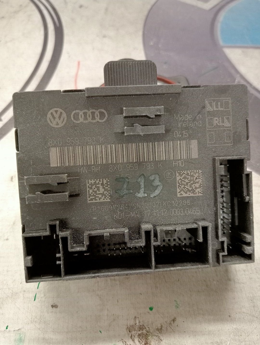 Audi A1 8X0 Module Rechts-voor 8X0959793K, Auto-onderdelen, Elektronica en Kabels, Gebruikt, -, -, -