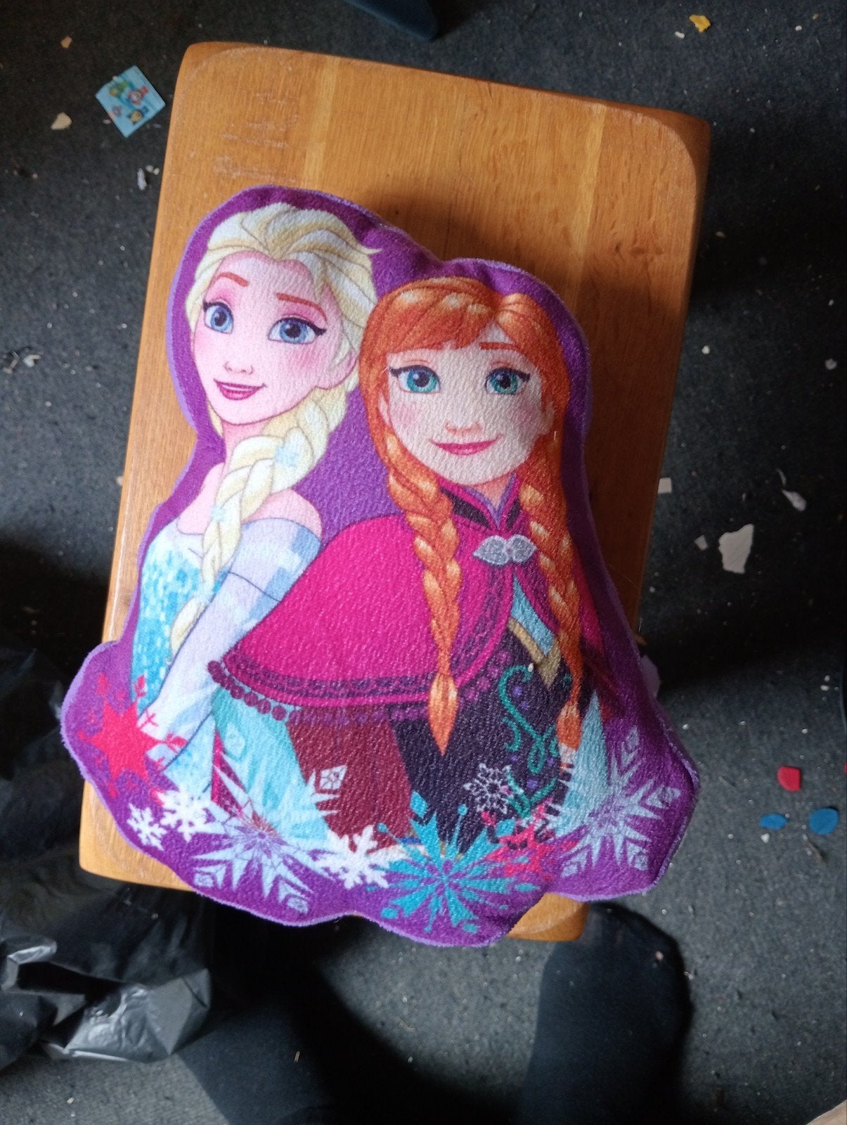 Frozen Sierkussen met Elsa en Anna, Ophalen of Verzenden, Zo goed als nieuw