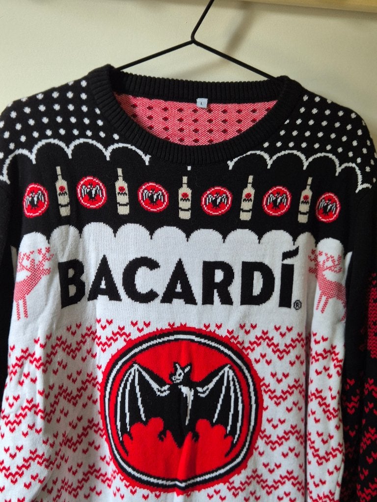 Orginele Bacardi (kerst)trui, Maat 52/54 (L), Nieuw, Bacardi, Meerkleurig