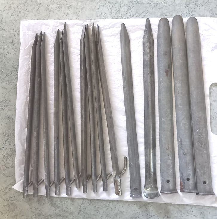 Tent haringen, stormharing, Ophalen of Verzenden, Gebruikt