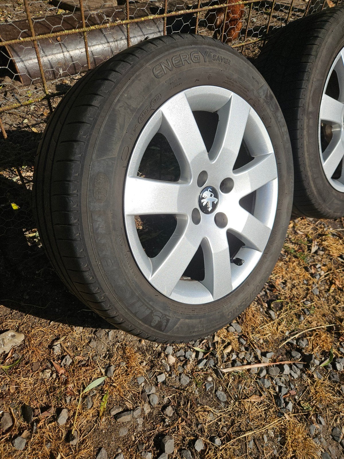 4 Zomerbanden Michelin Energy Saver 205/55R16 op velg, Ophalen, Gebruikt, 16 inch, Banden en Velgen