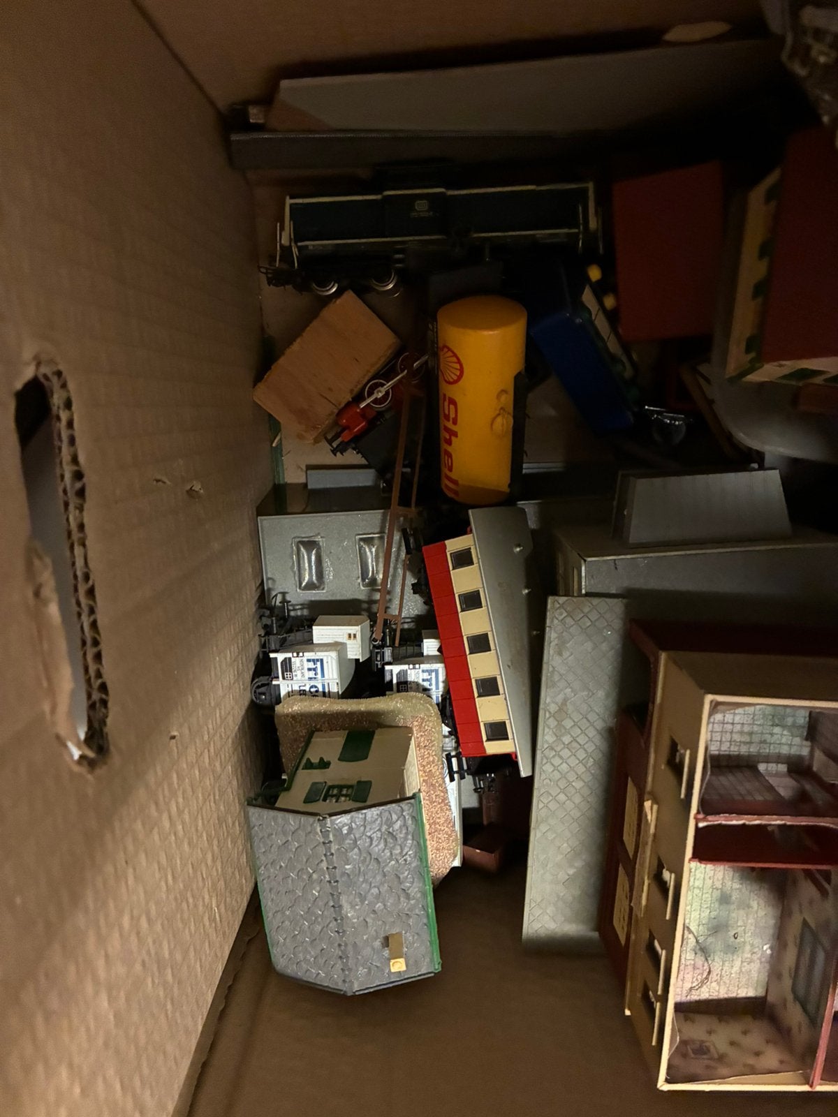 Diverse Marklin modelbouw onderdelen en treintjes, Ophalen, Wisselstroom, Gebruikt, Overige typen