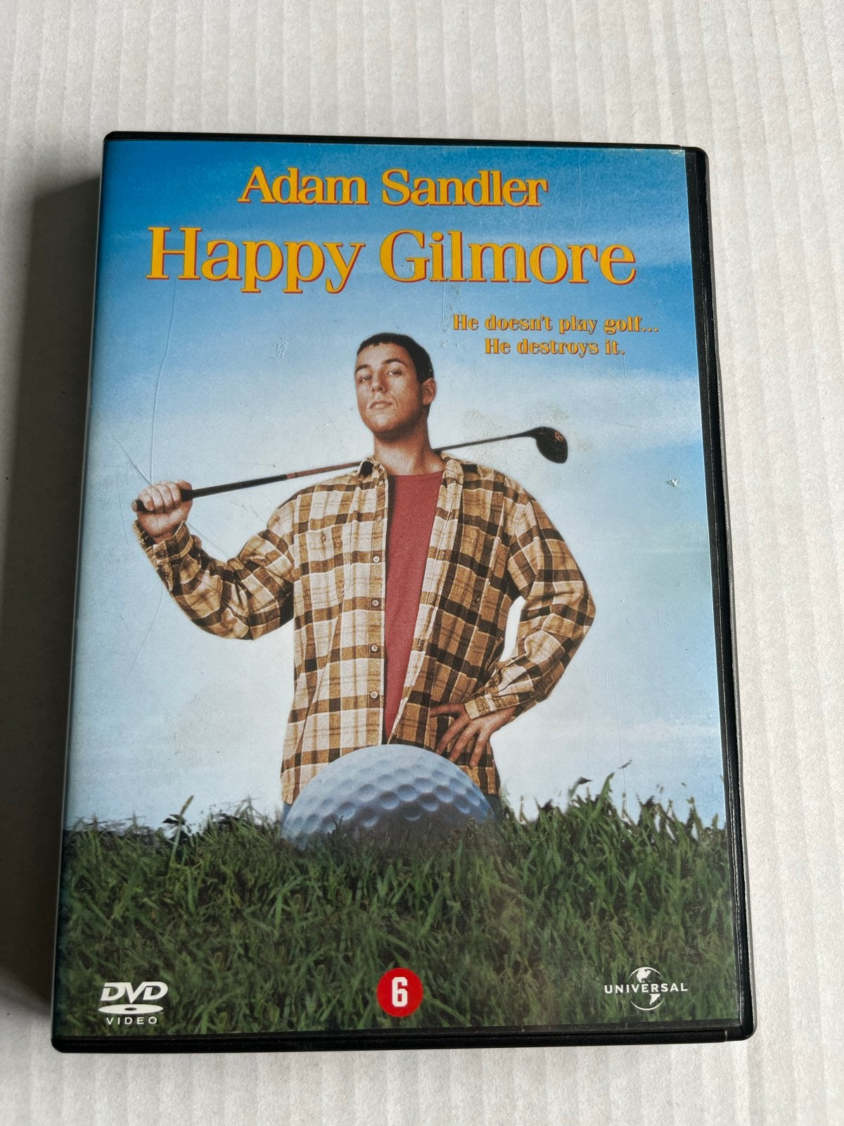 Happy Gilmore DVD - Adam Sandler, Vanaf 6 jaar, Ophalen of Verzenden, Gebruikt, Actiekomedie