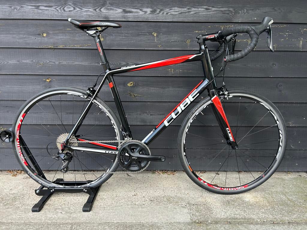 Cube Peloton racefiets 62 cm, Fietsen en Brommers, Fietsen | Racefietsen, Carbon, Zo goed als nieuw, 61 tot 65 cm, Meer dan 20 versnellingen