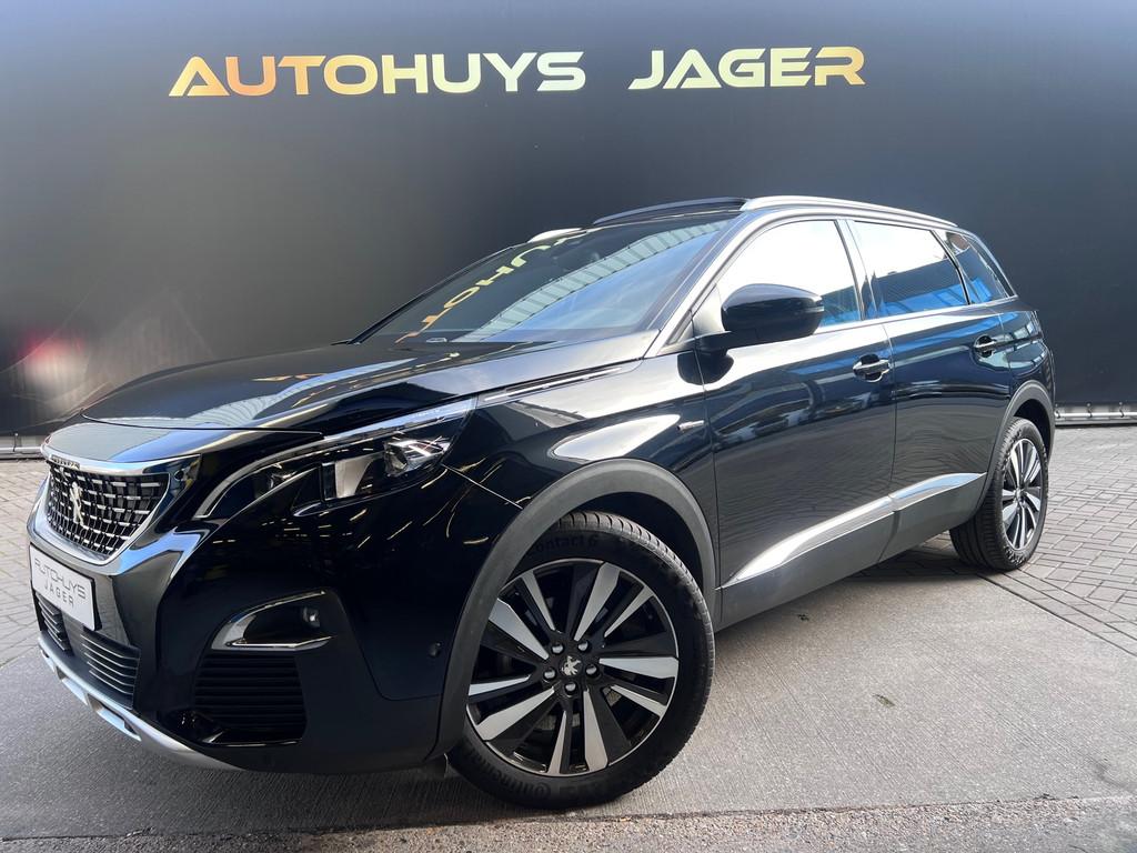 Peugeot 5008 1.6 PureTech GT-Line - Pano - Virtual - Camera, Automaat, Zwart, 4 cilinders, Zwart