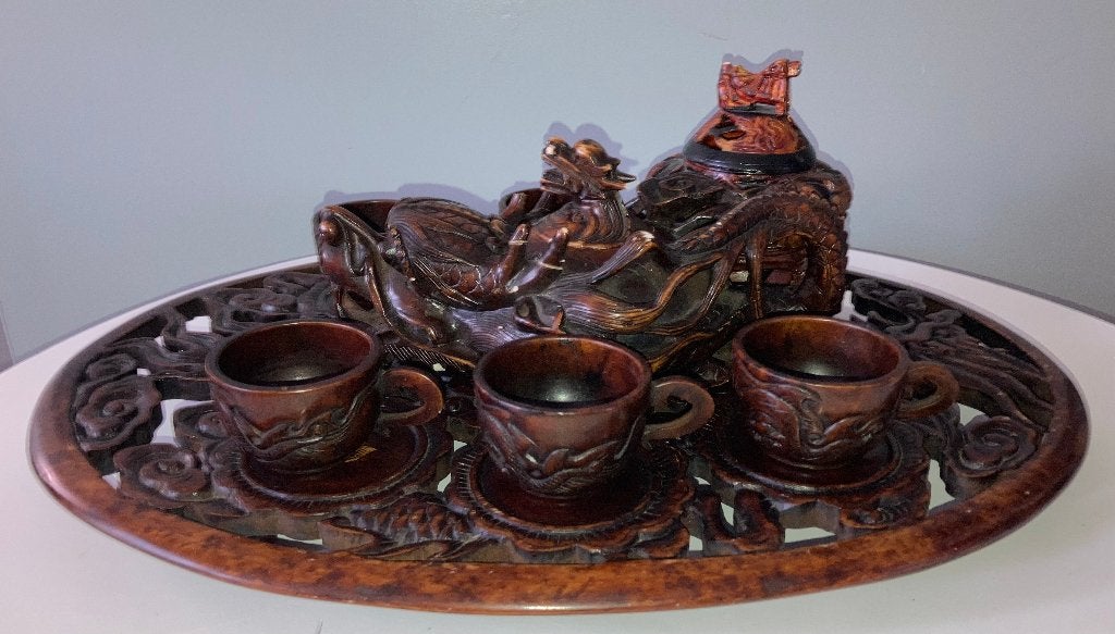 Antiek chinees theeservies, Ophalen of Verzenden