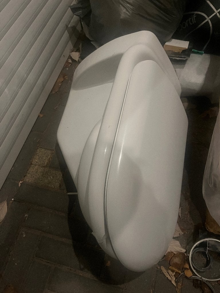 Toilet pot, Ophalen, Gebruikt, Toilet