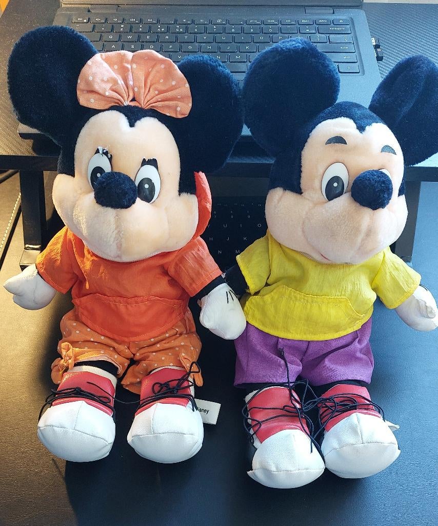 Mickey en Minnie Mouse Disney, Ophalen of Verzenden, Mickey Mouse, Gebruikt, Knuffel