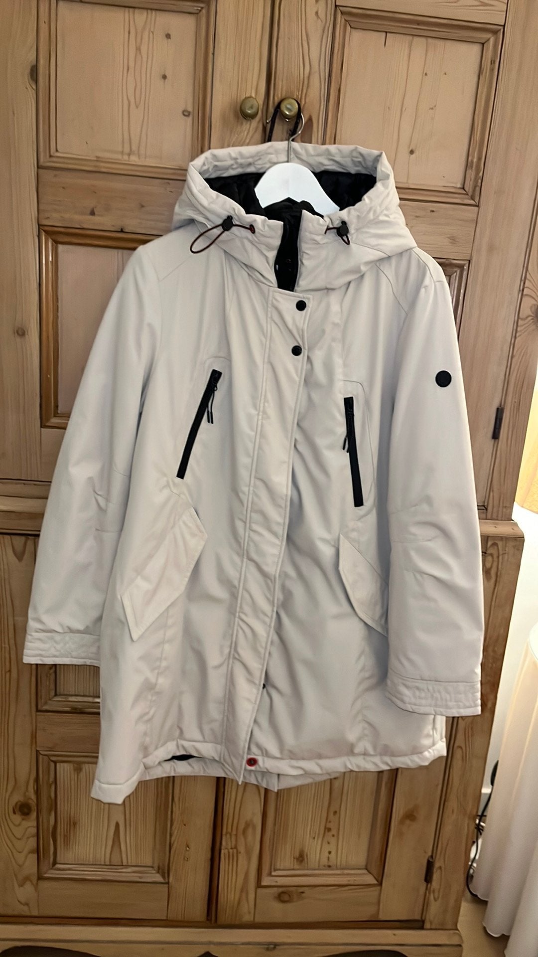 District dames jas ., Kleding | Dames, Ophalen of Verzenden, Zo goed als nieuw, Maat 46/48 (XL) of groter, Beige