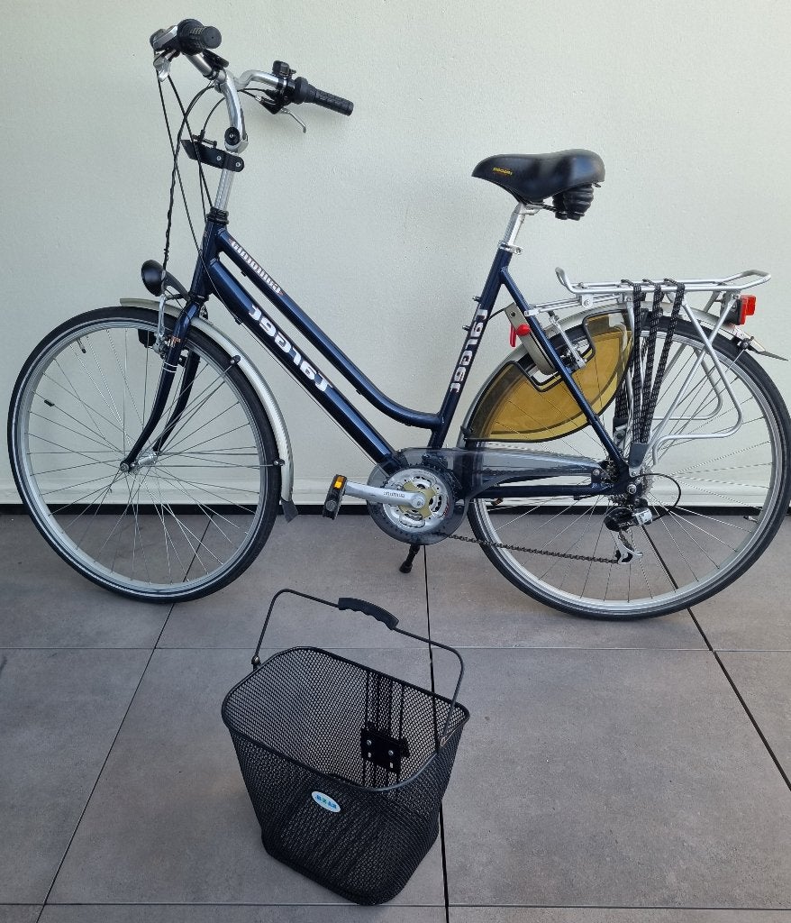 Fiets TARGET met afneembare metalen mand, Gebruikt, Velgrem, Versnellingen, Ophalen