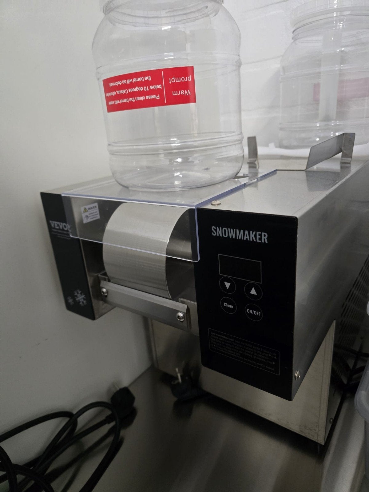 Sneeuwvlok IJsmachine Snow flake ijsmachine- 80kg/24u, Ophalen of Verzenden, Gebruikt