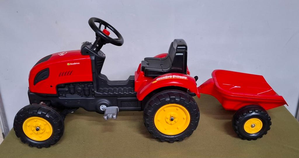 Falk Country Farmer traptractor, Ophalen, Gebruikt, Overige merken, Met kar of aanhanger