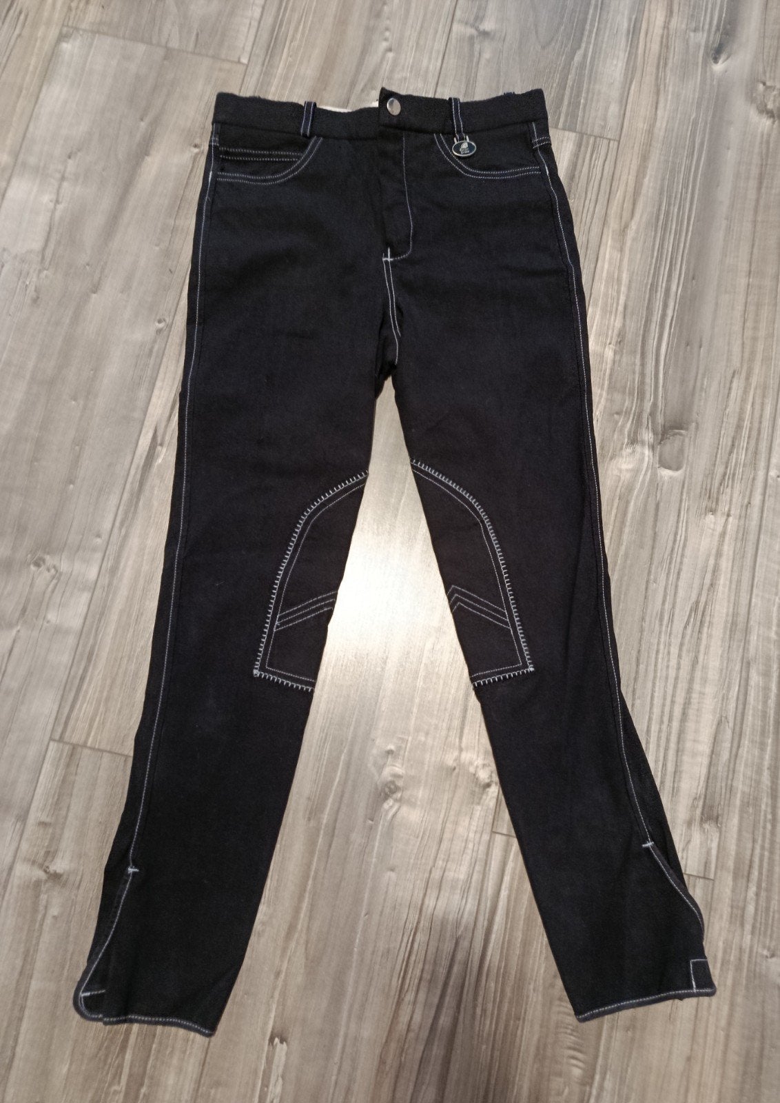Ruitergilde Rijbroek-Maat 170-Slanke Tiener/Petite Volwassen, Dieren en Toebehoren, Dames, Dressuur, Zo goed als nieuw, Zwart
