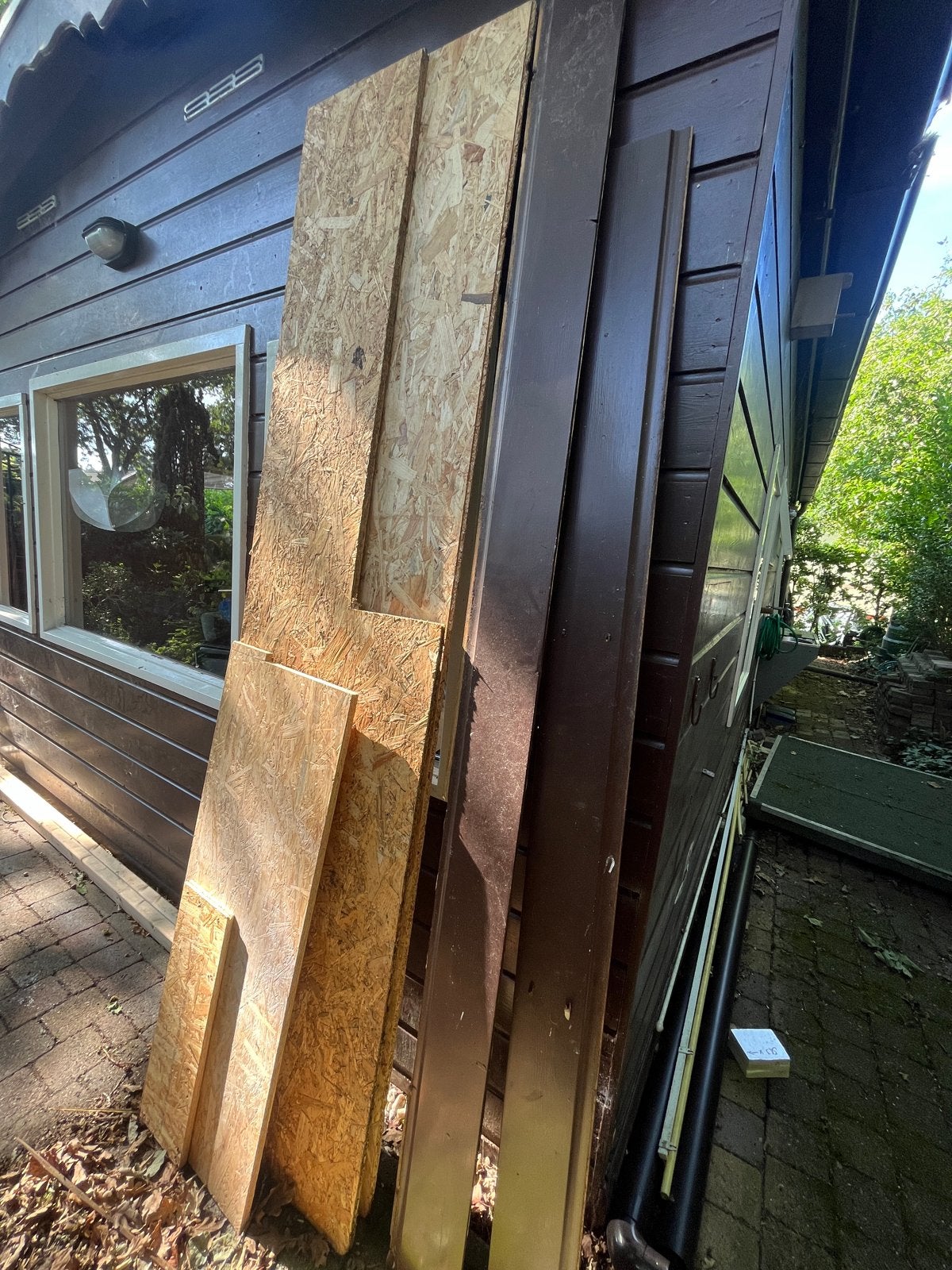 Gratis OSB voor constructie of tuin, Doe-het-zelf en Verbouw, Platen en Panelen, Ophalen, Gebruikt, Hout, Minder dan 20 mm