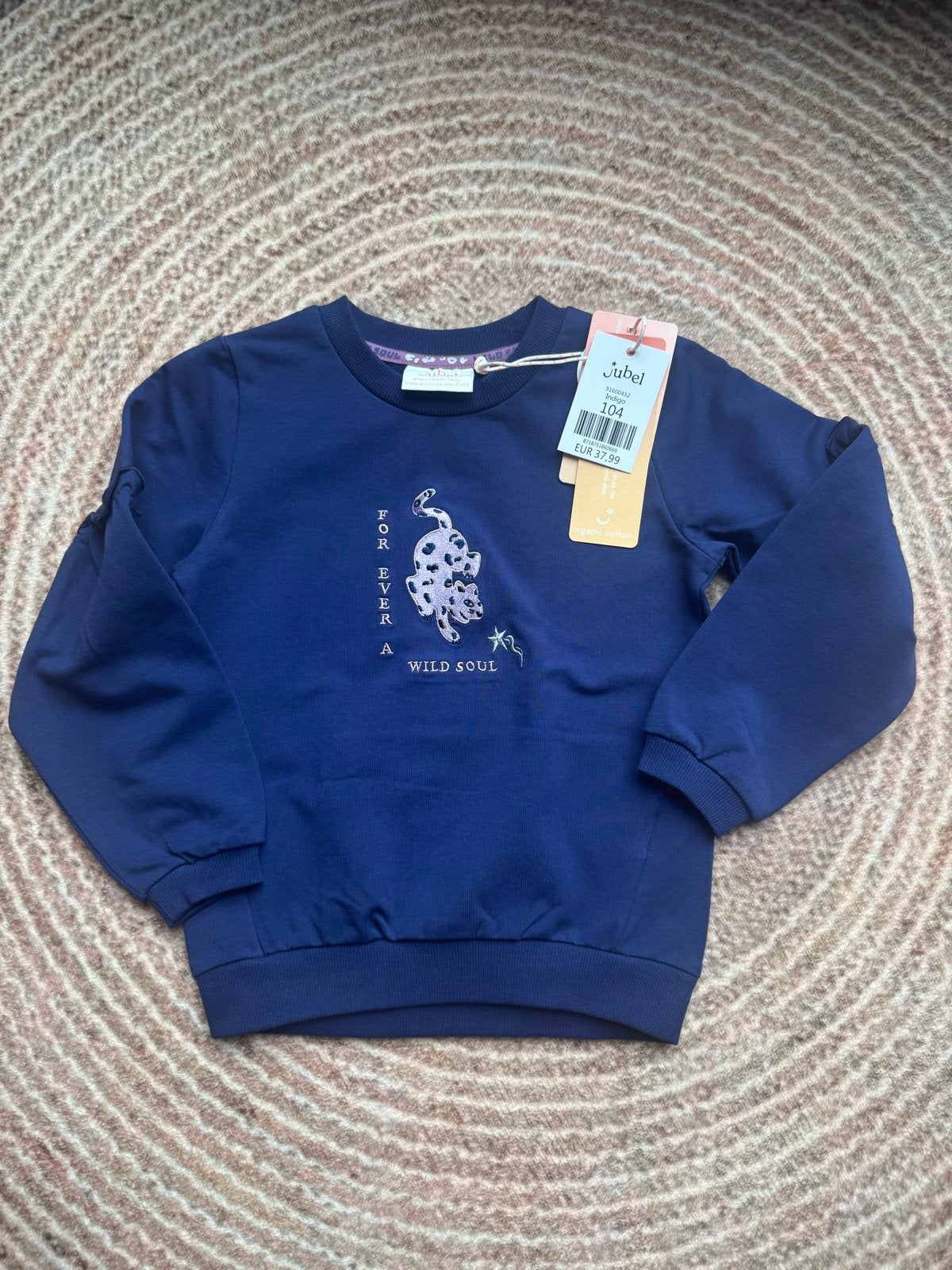 Nieuwe Jubel trui maat 104 - Forever Wild Soul, Kinderen en Baby's, Ophalen of Verzenden, Nieuw, Jongen of Meisje, Trui of Vest