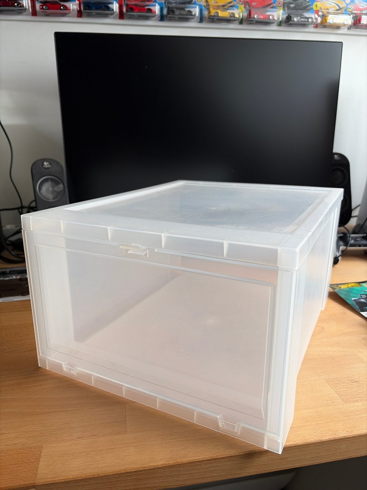 16x Transparante Schoenen Opbergdozen Large - Zo goed als ni, Huis en Inrichting, Ophalen of Verzenden, Zo goed als nieuw