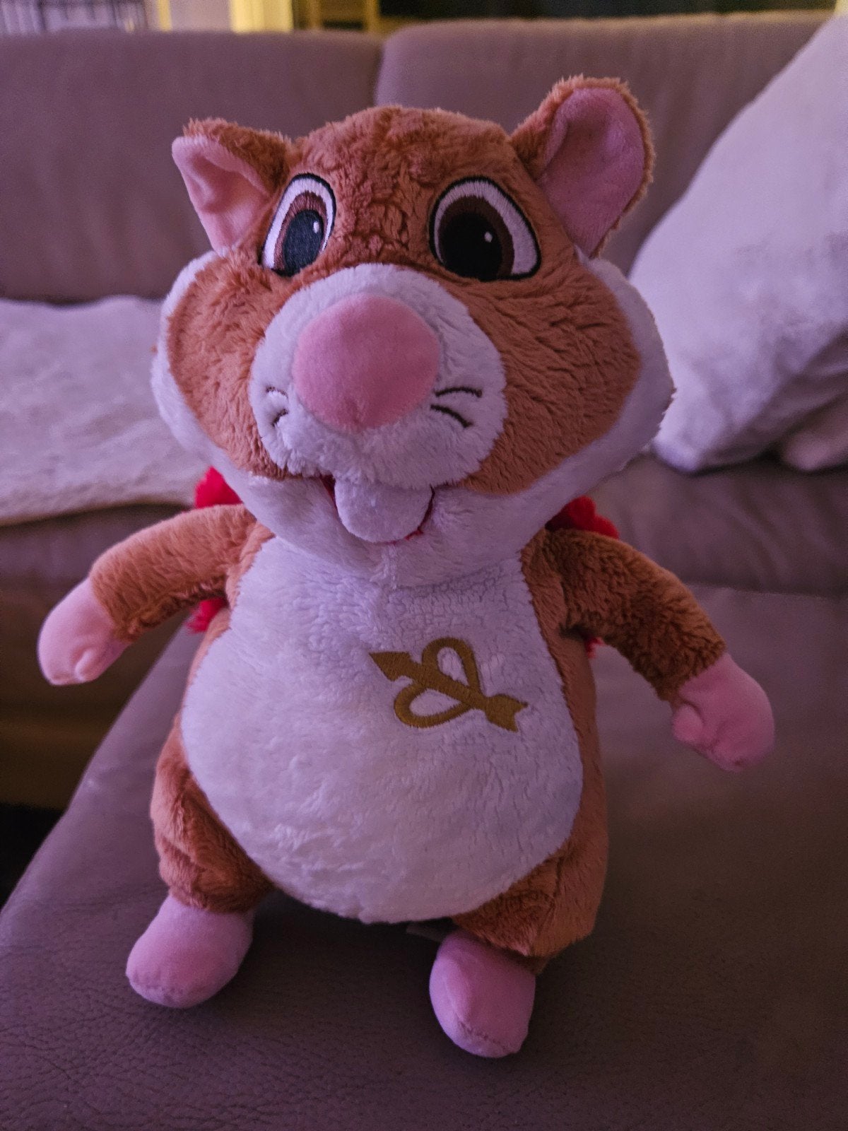 Hamster Knuffel Liefdeshamster met vleugels, Overige merken, Overige karakters, Hamster, Ophalen of Verzenden