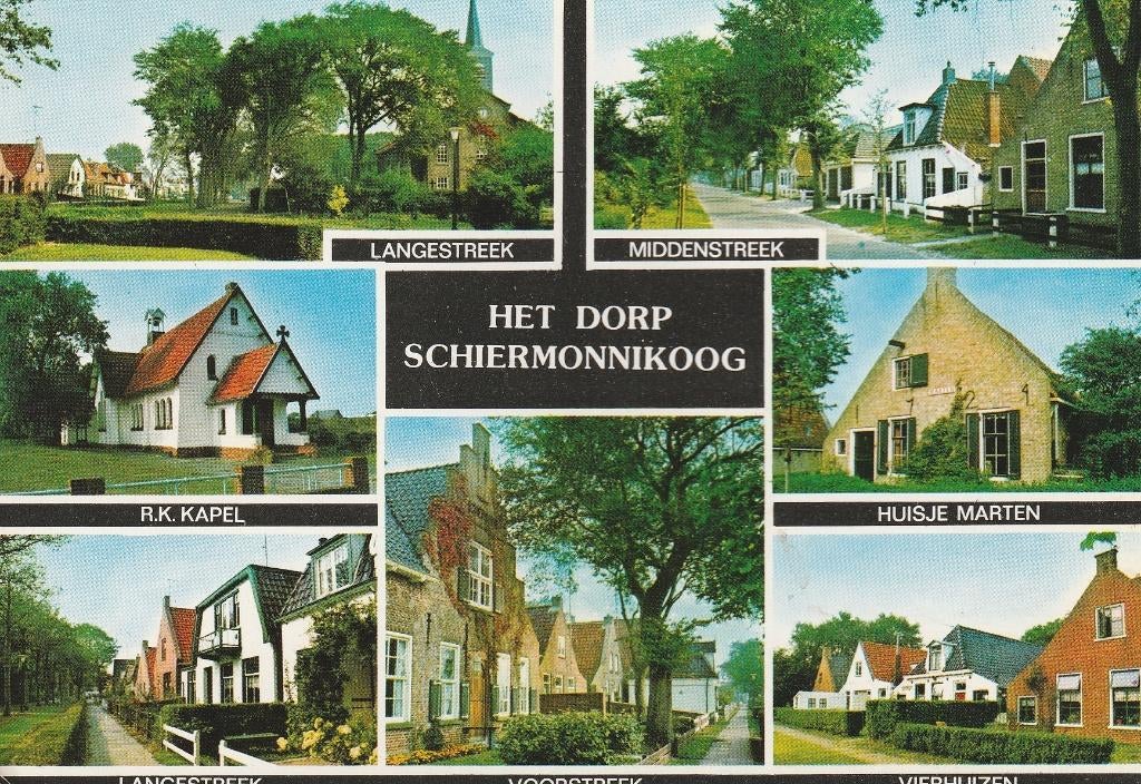 Schiermonnikoog, Verzamelen, Ansichtkaarten | Nederland, Ophalen of Verzenden, 1960 tot 1980, Gelopen, Waddeneilanden