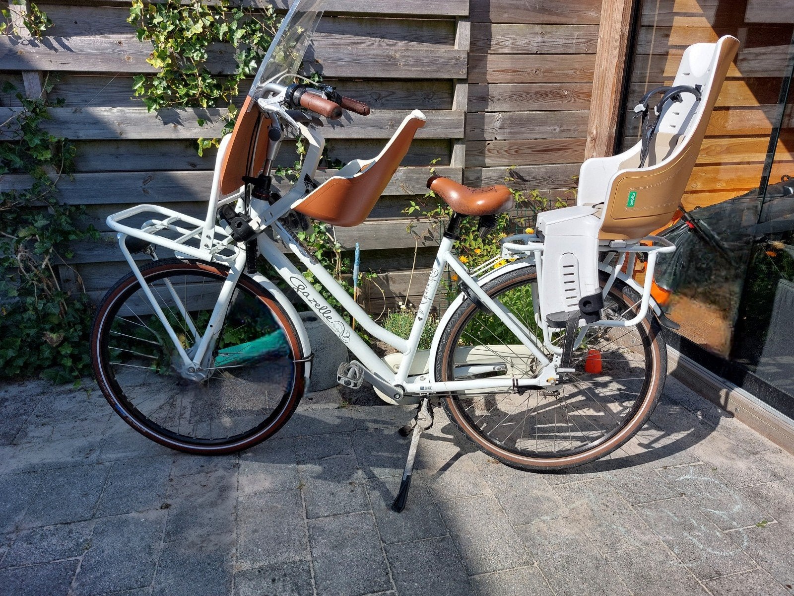 Gazelle Miss Grace fietszitjes, Fietsen en Brommers, Fietsen | Dames | Damesfietsen, Ophalen, Versnellingen, Gazelle, 53 tot 56 cm
