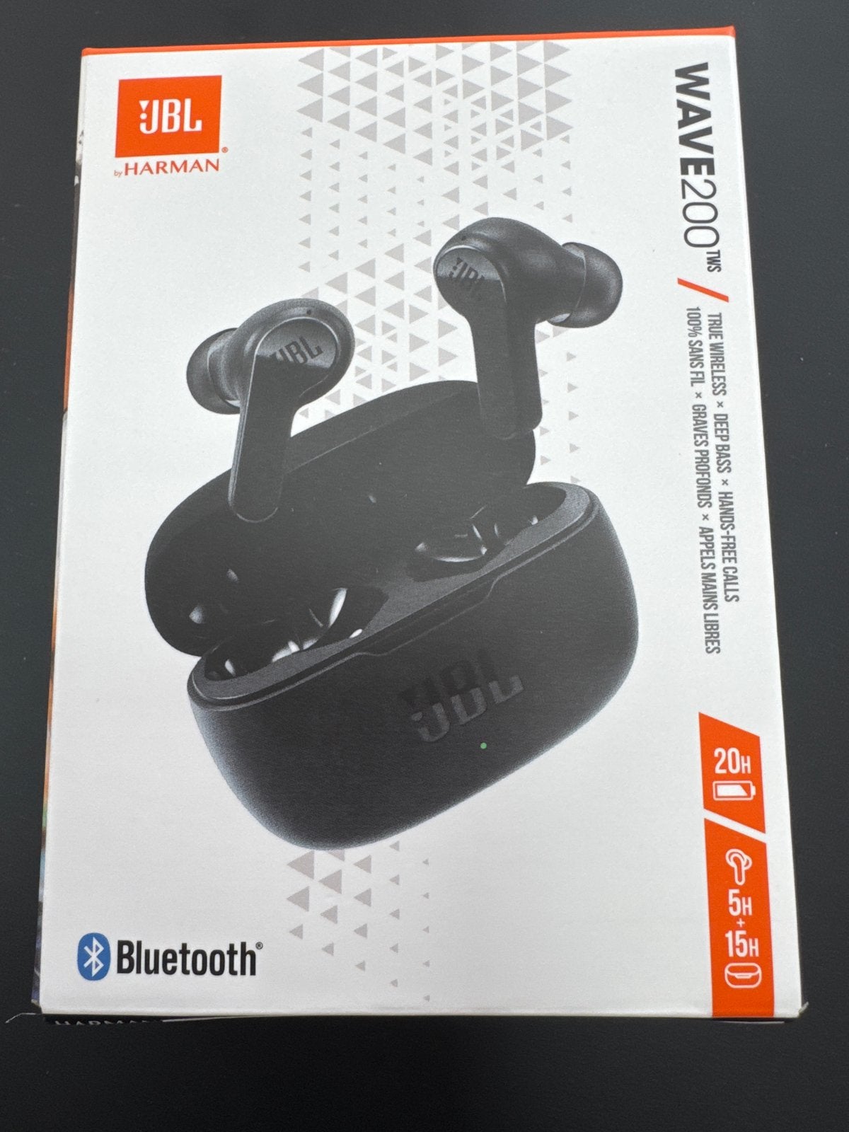 JBL Wave 200 TWS In-ear Koptelefoon Zwart - Nieuw, Ophalen, In-ear, Bluetooth, Jbl