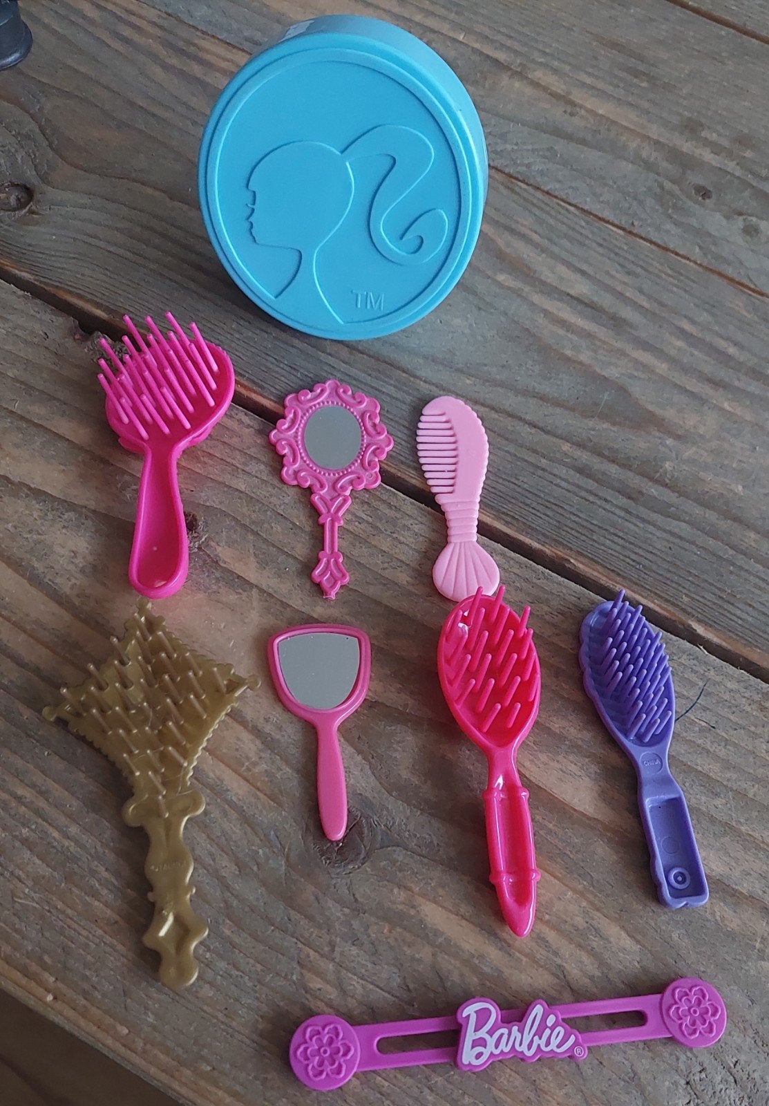 Barbie set met borstels en spiegels
