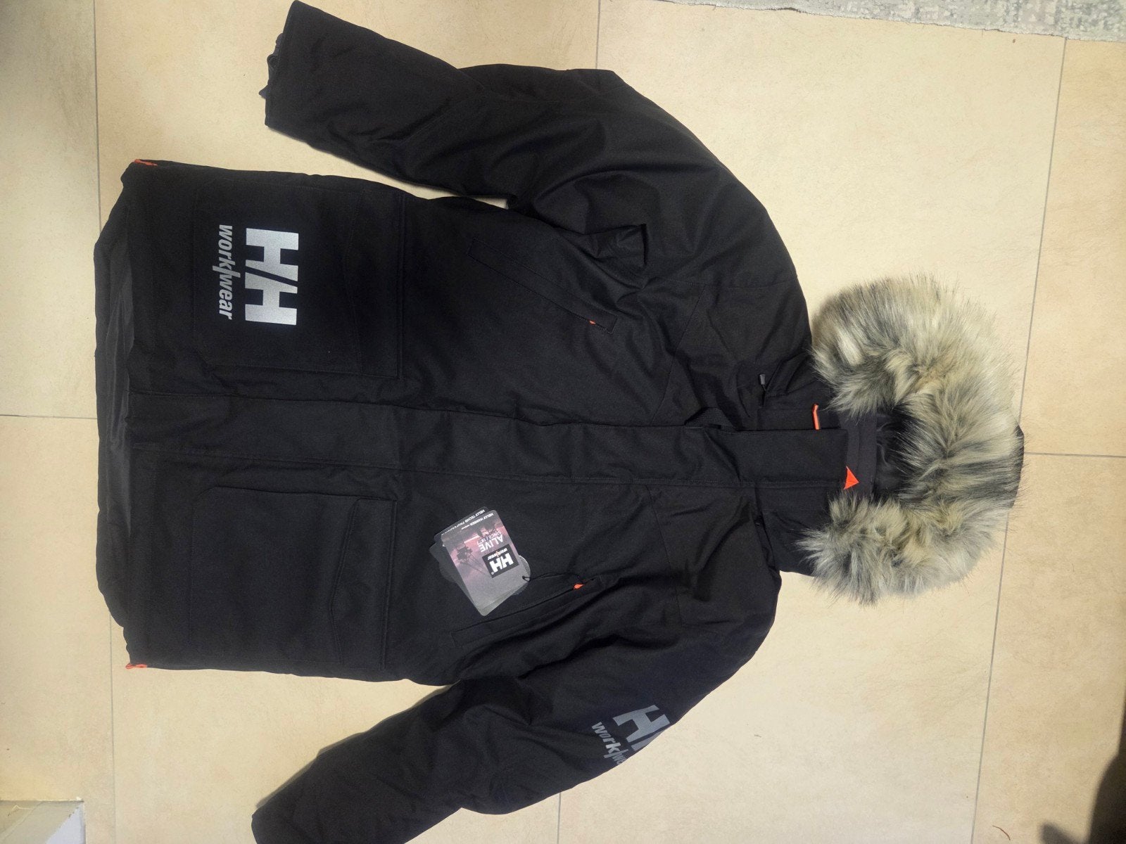 Helly Hansen Workwear Winterjas - Nieuw met labels, Maat 52/54 (L), Zwart, Nieuw, Ophalen of Verzenden