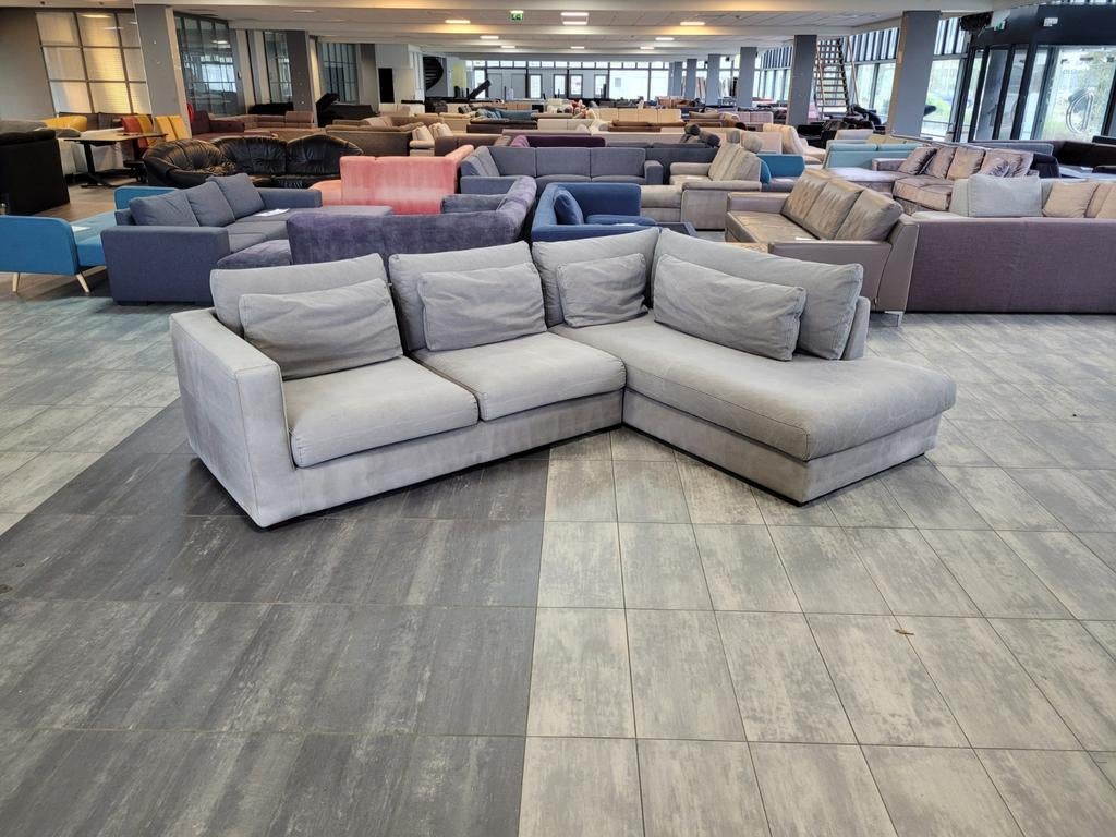 ✅️️️️ ️GEREINIGD zandkleurig UMIX hoekbank 285x220 BEZORGEN, Huis en Inrichting, Banken | Bankstellen, UMIX, 250 tot 300 cm, 100 tot 125 cm
