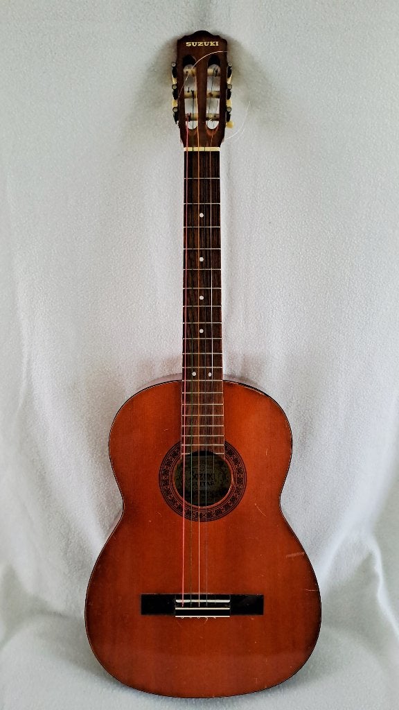 Vintage Suzuki Klassieke Gitaar Model 730 - Japan, Ophalen, Klassieke of Spaanse gitaar, Gebruikt, Suzuki Violin Co. Ltd.