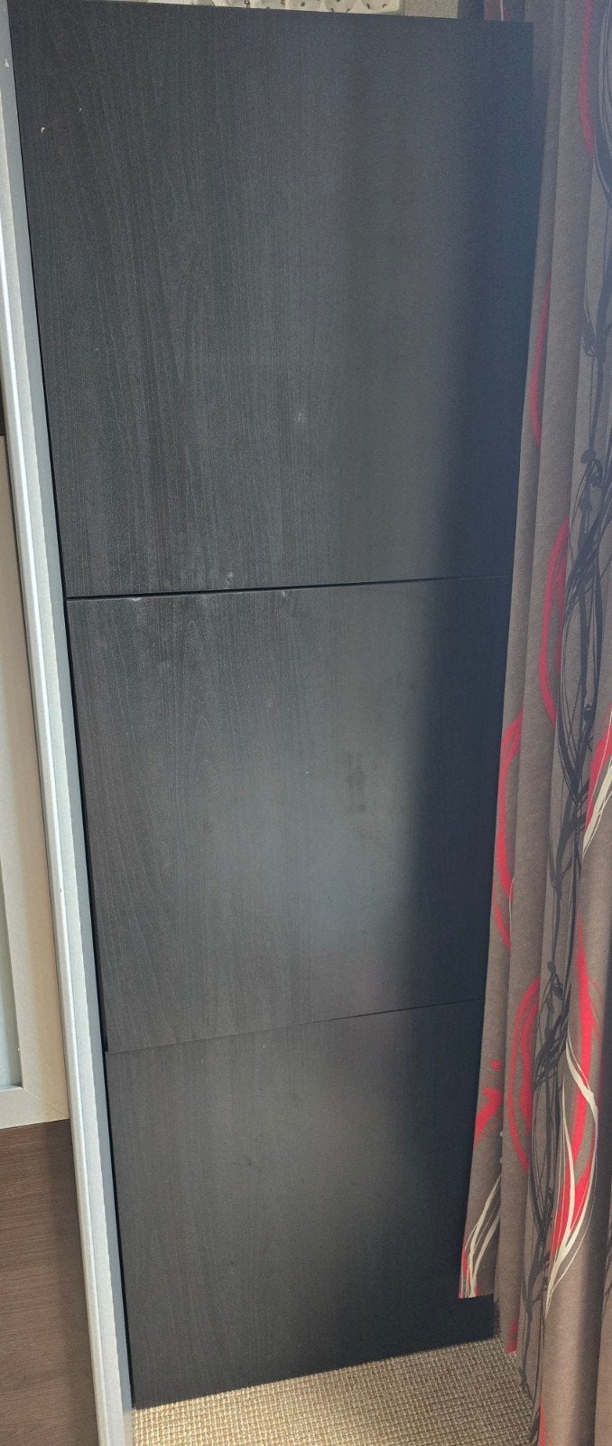 Ikea donkerbruine besta kast met planken en deuren, Ophalen, Met deur(en), 50 tot 100 cm, Zo goed als nieuw