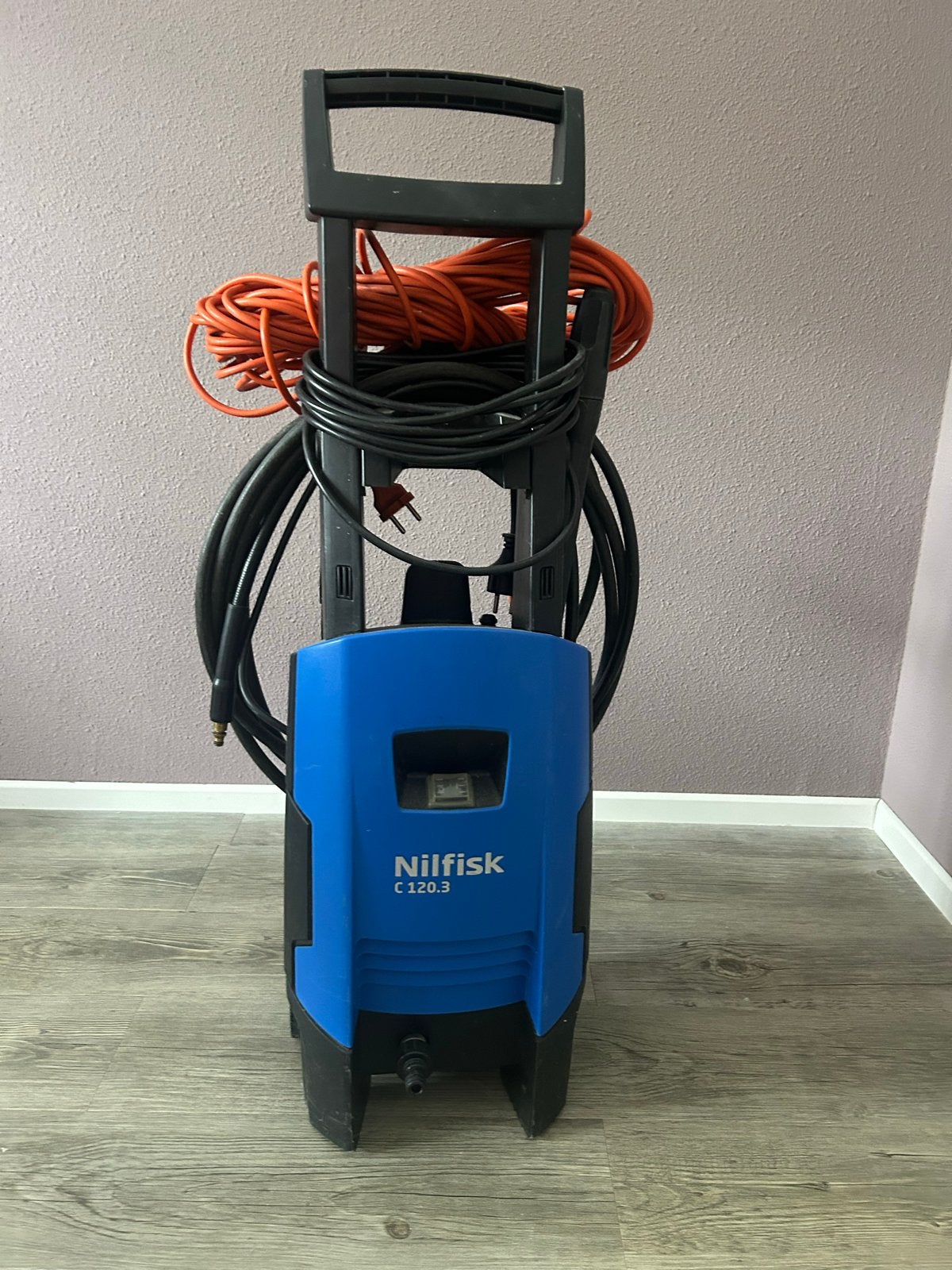 Nilfisk C 120.3 hogedrukreiniger met verlengsnoer, Ophalen, Zo goed als nieuw, Elektrisch