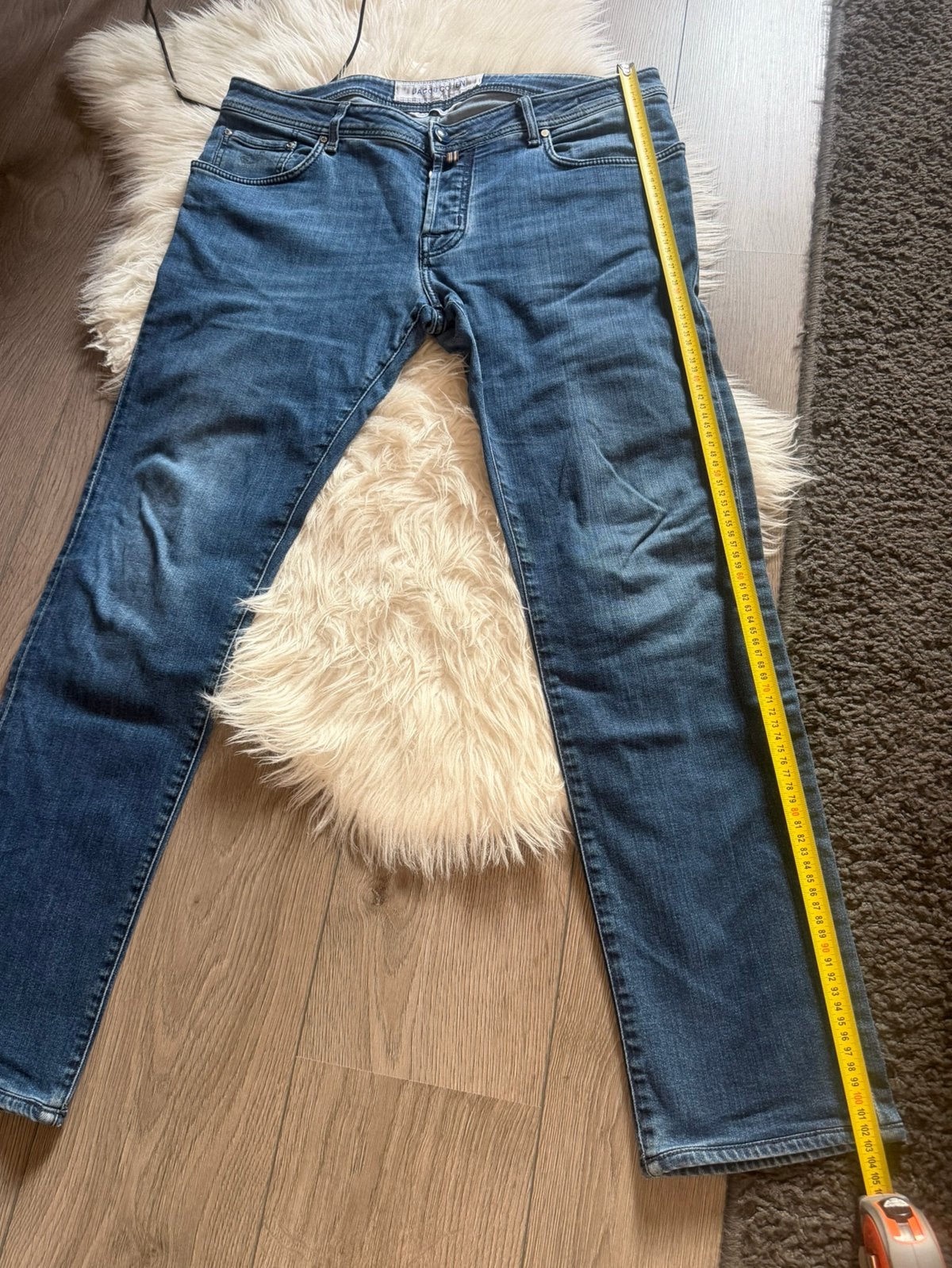 Jacob Cohen jeans J622 maat 37, Ophalen, Gedragen, Blauw, W36 - W38 (confectie 52/54)
