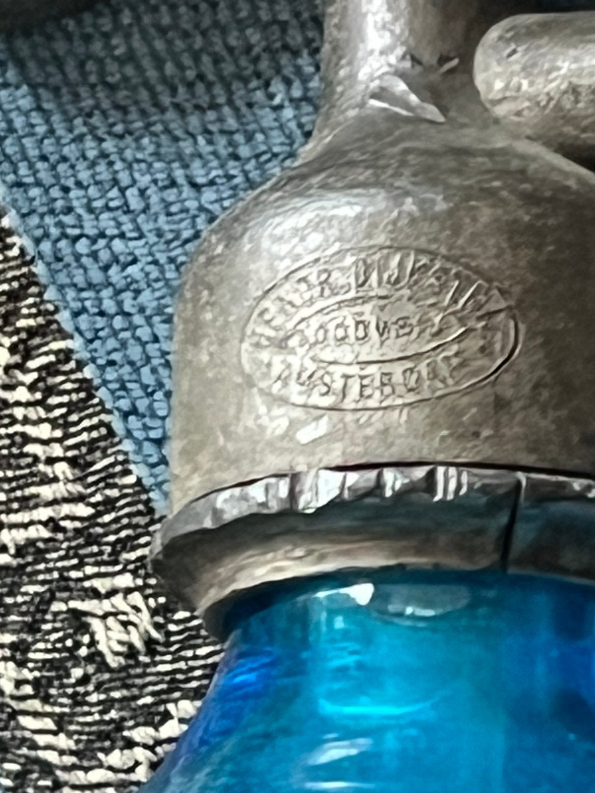 SPUITFLES J.D.DIEKER MINIERAALWATER FABRIEK AMSTERDAM, Ophalen of Verzenden, Gebruikt, Overige typen