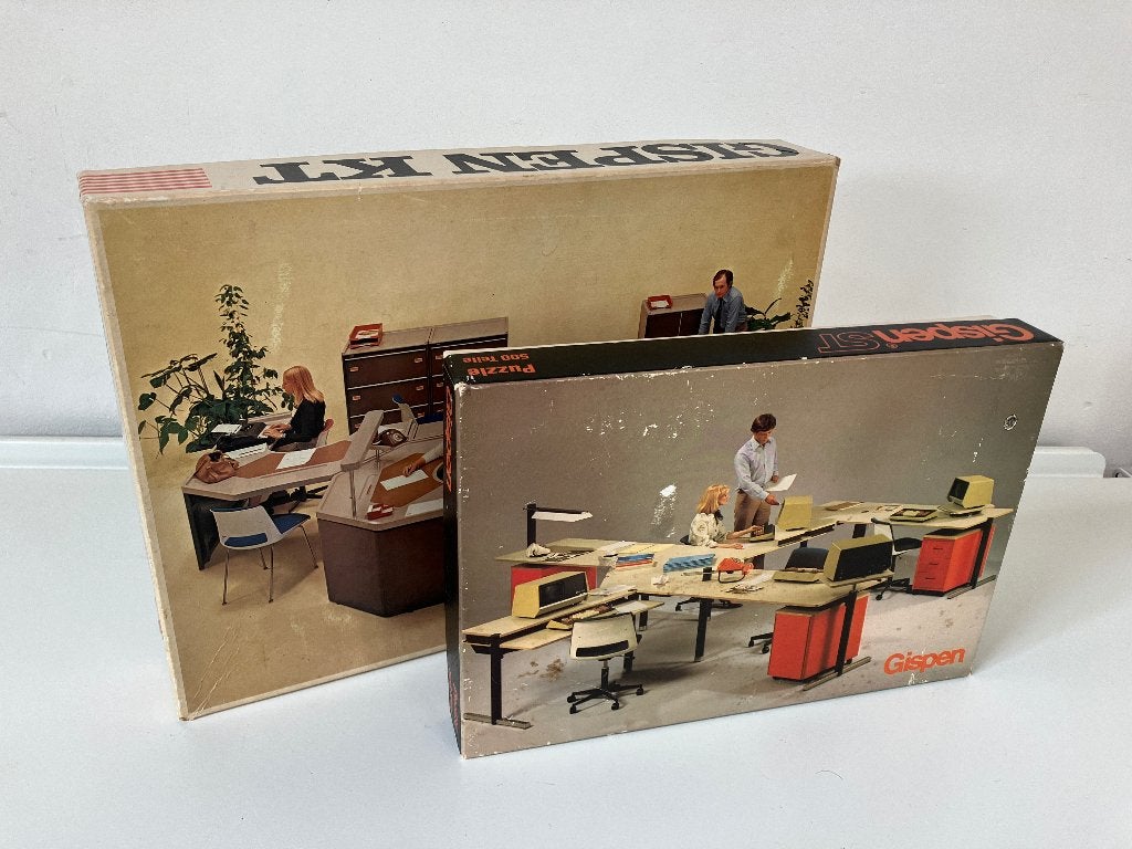 GISPEN puzzel ST 500 / KT 1000 stoel 2220 Andre Cordemeijer, Antiek en Kunst, Ophalen of Verzenden, Overige typen, Papier/karton