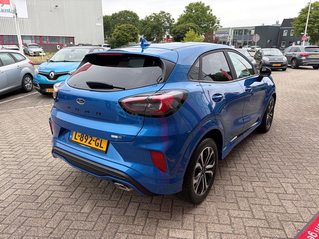 Ford Puma 1.0 EcoBoost Hybrid ST-Line X, Auto's, Ford, Blauw, 23 km/l, Bedrijf, Hybride Elektrisch/Benzine