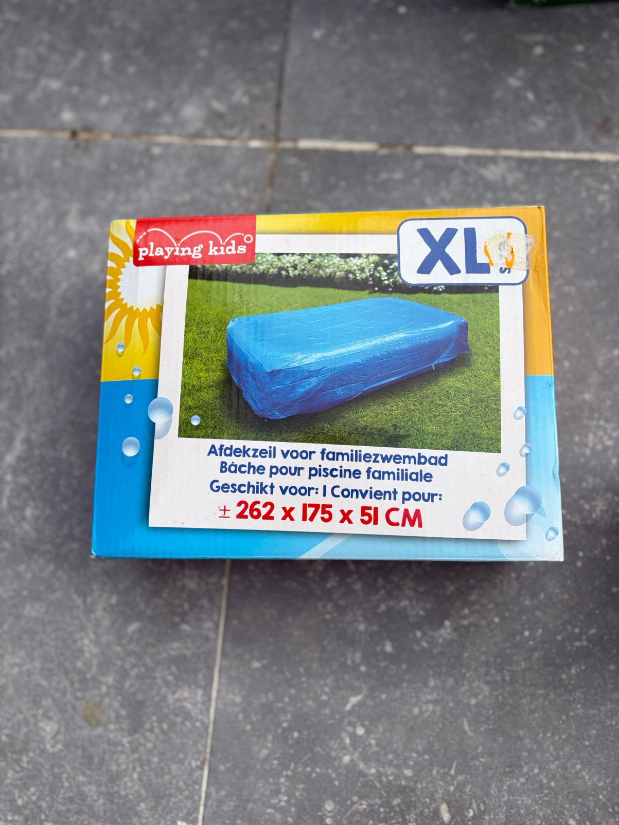 Afdekzeil voor zwembad, Ophalen, Nieuw
