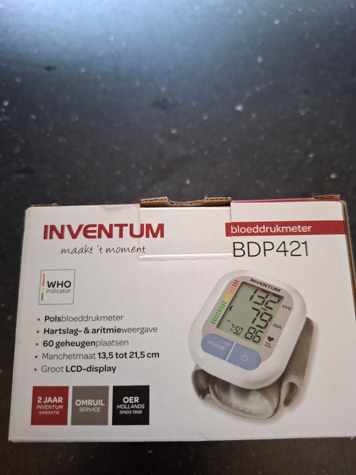 Bloeddrukmeter pols, Ophalen, Nieuw