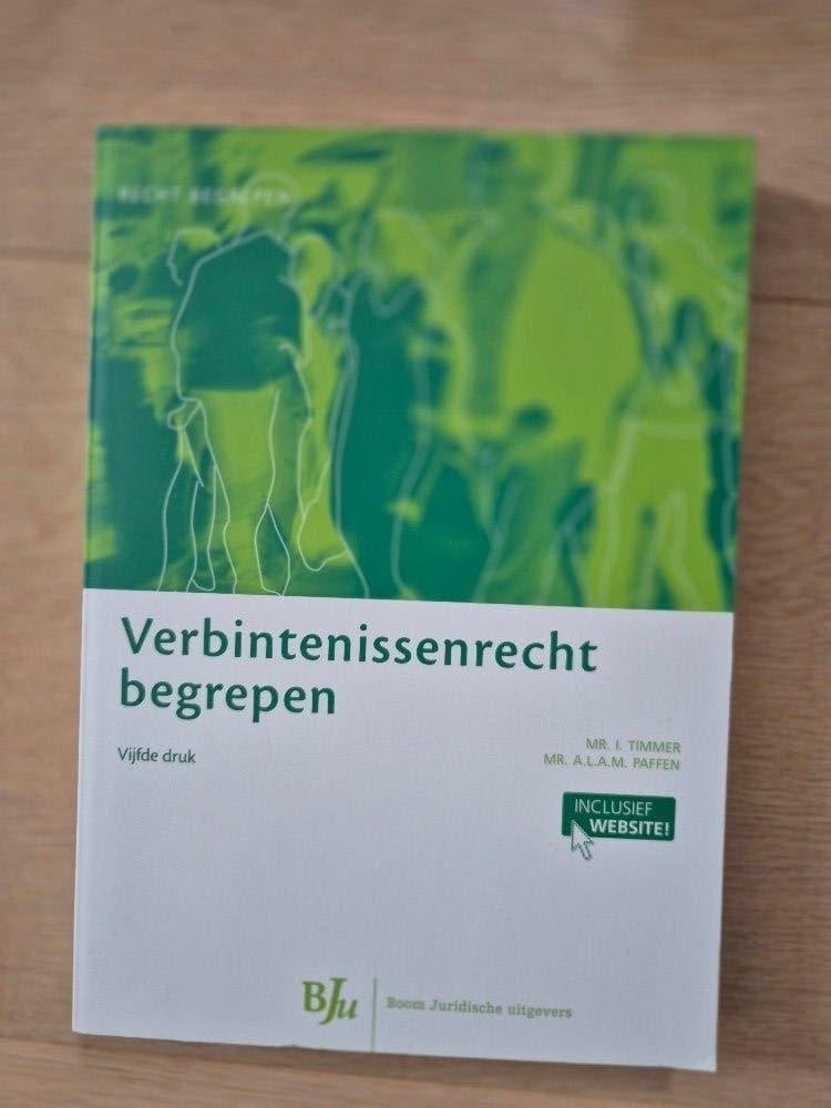 Verbintenissenrecht Begrepen, Boeken, Ophalen of Verzenden, Gamma, Zo goed als nieuw, HBO