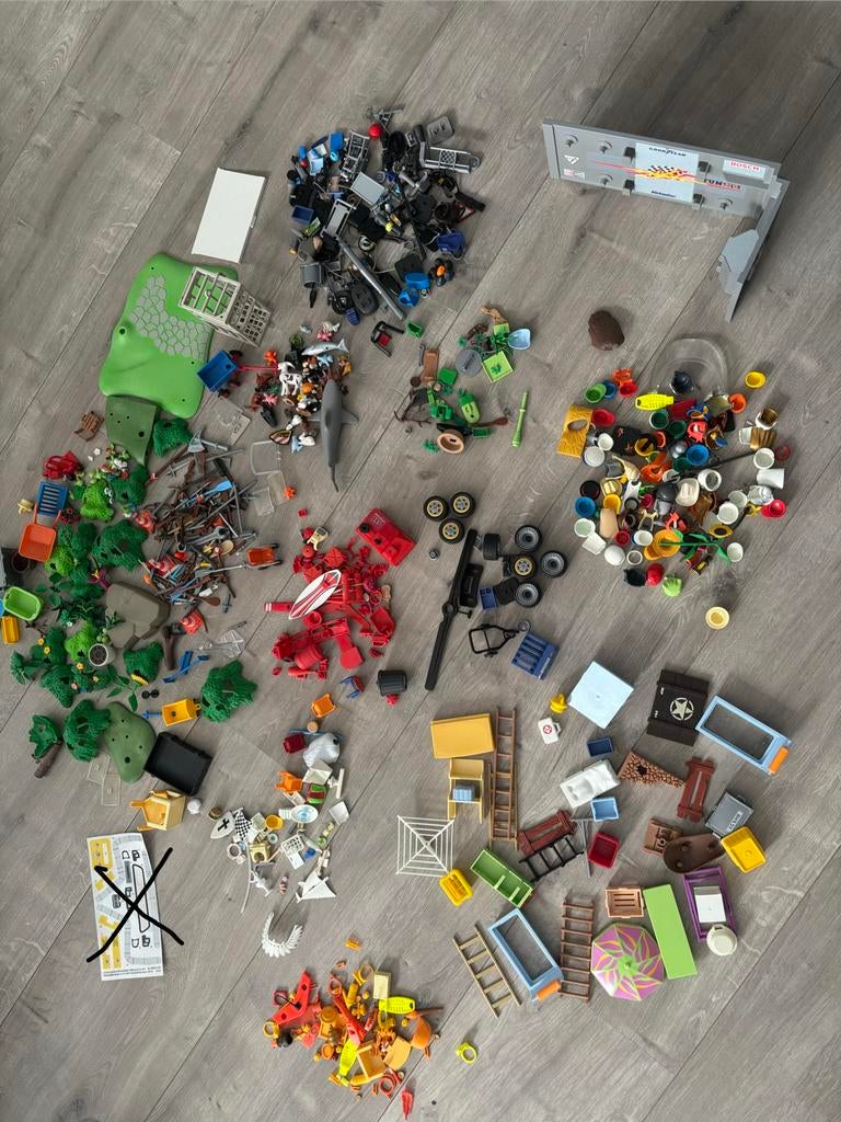Grote zak playmobil onderdelen, Ophalen of Verzenden, Gebruikt